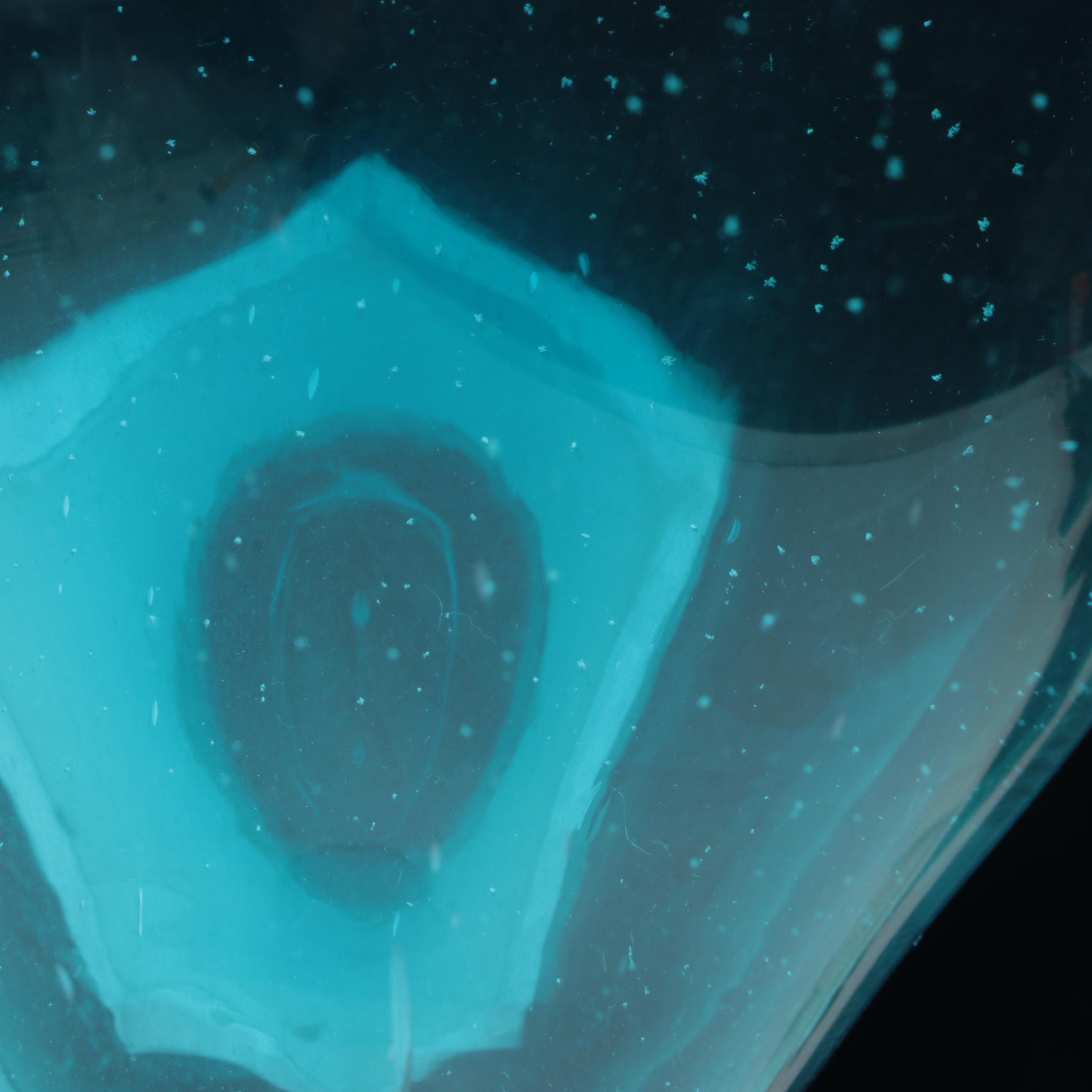 Wayne Husted for Blenko Art Glass 588 Architectural Decanter, circa 1960