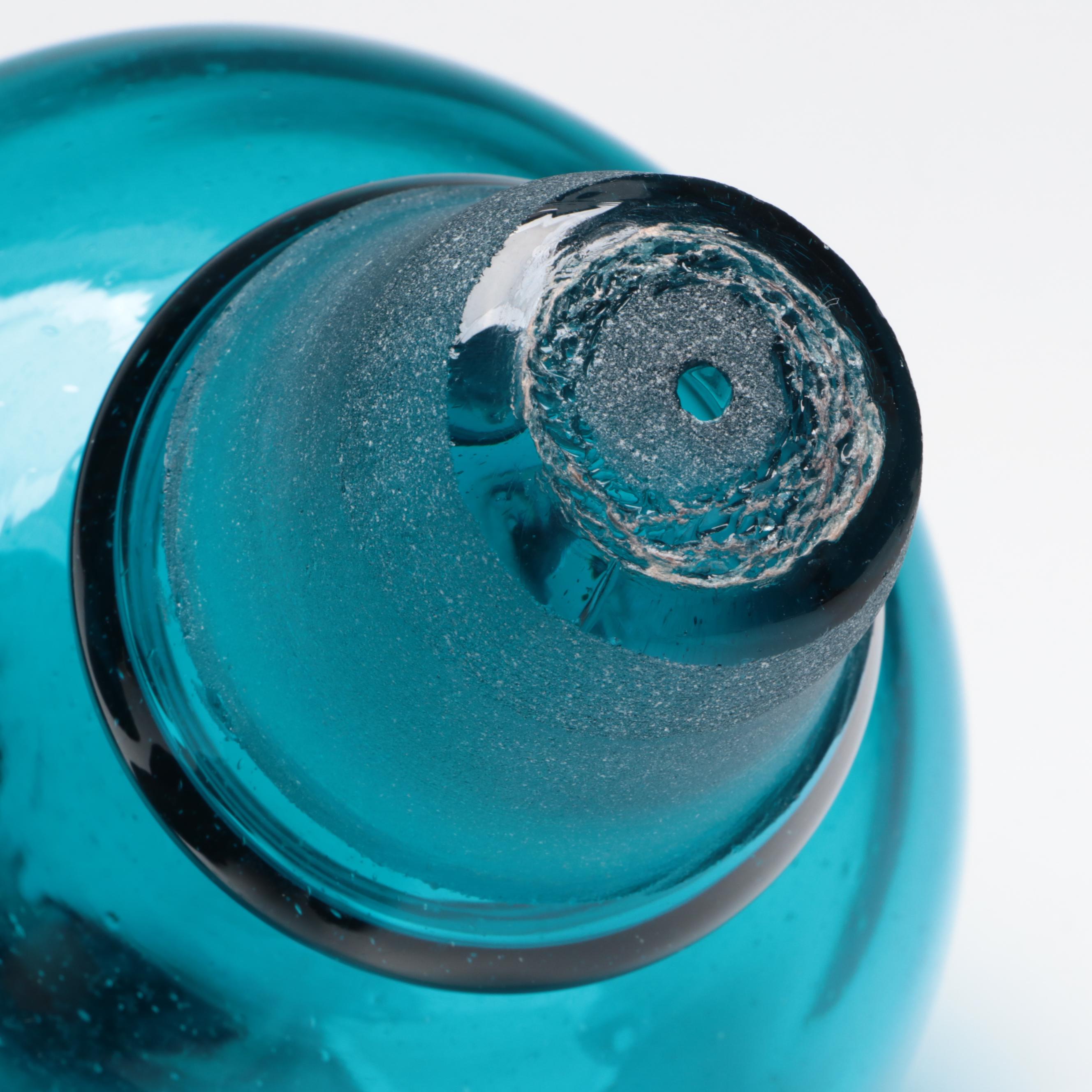 Wayne Husted for Blenko Art Glass 588 Architectural Decanter, circa 1960