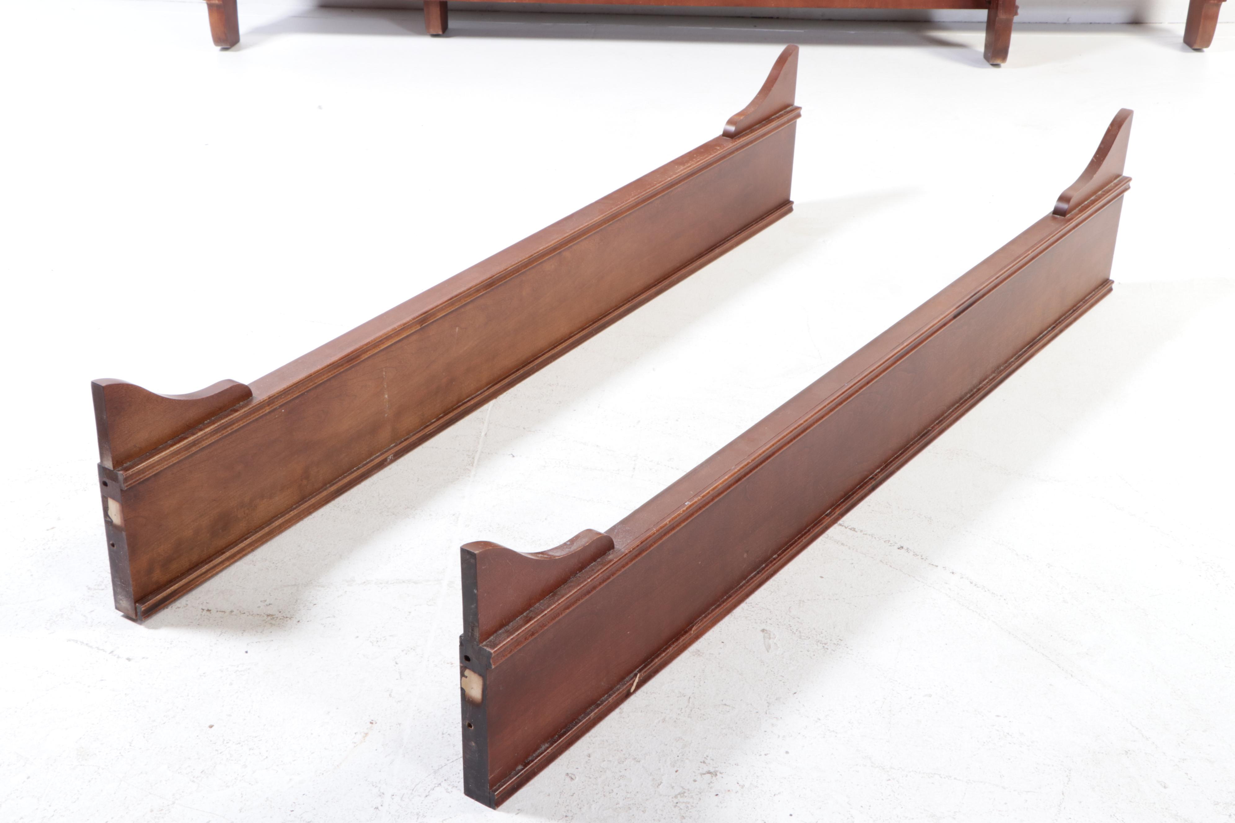 King Size Mahogany Sleigh Bed Frame