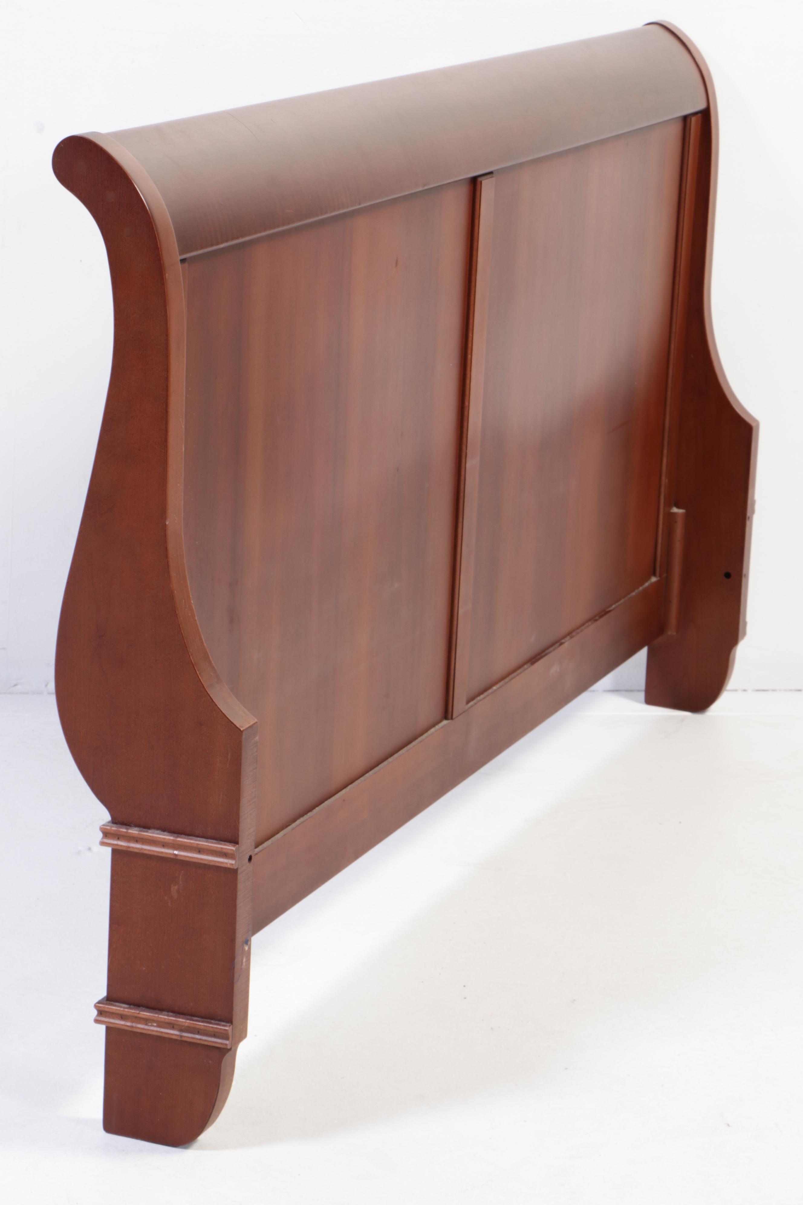 King Size Mahogany Sleigh Bed Frame