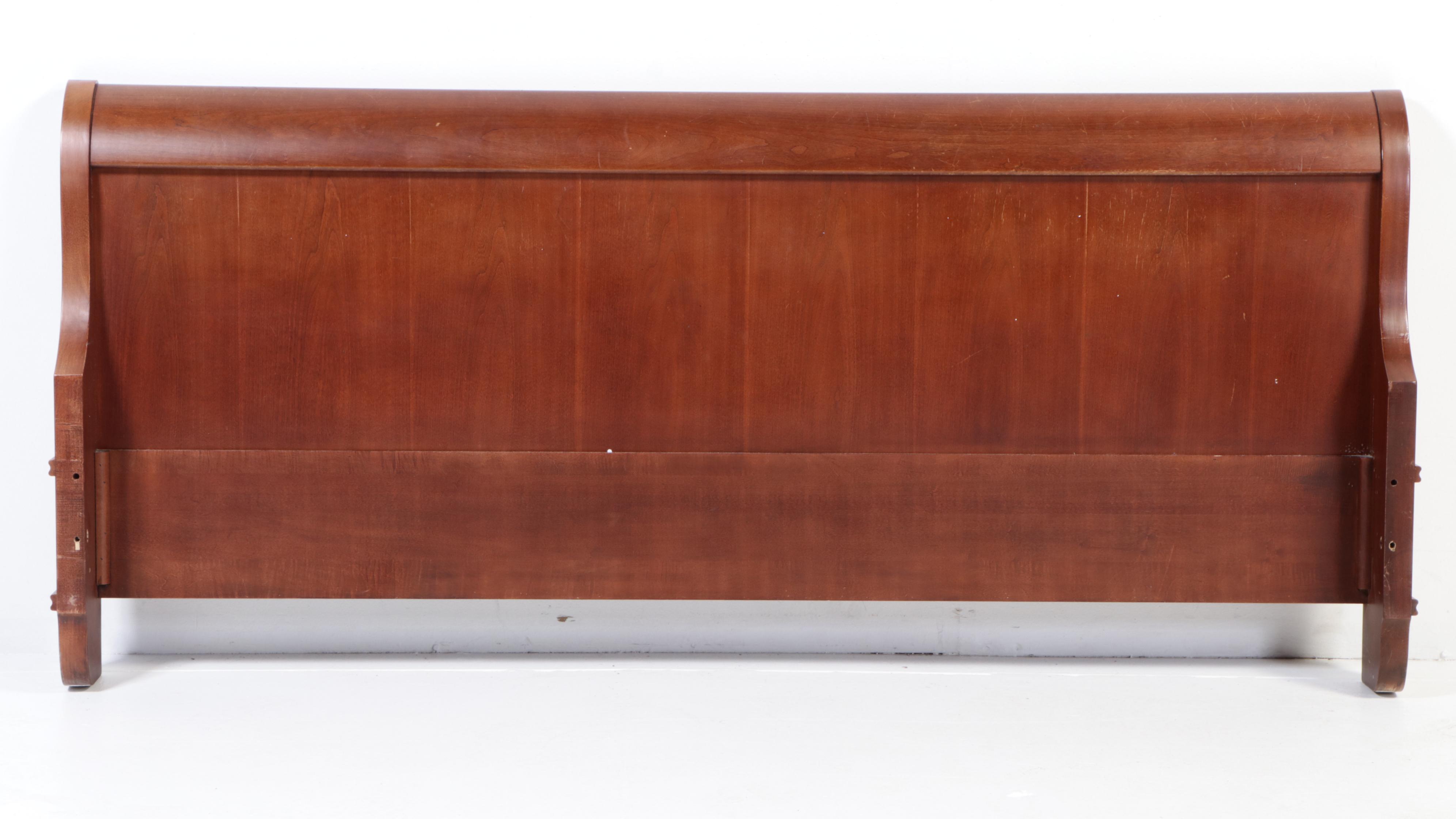 King Size Mahogany Sleigh Bed Frame