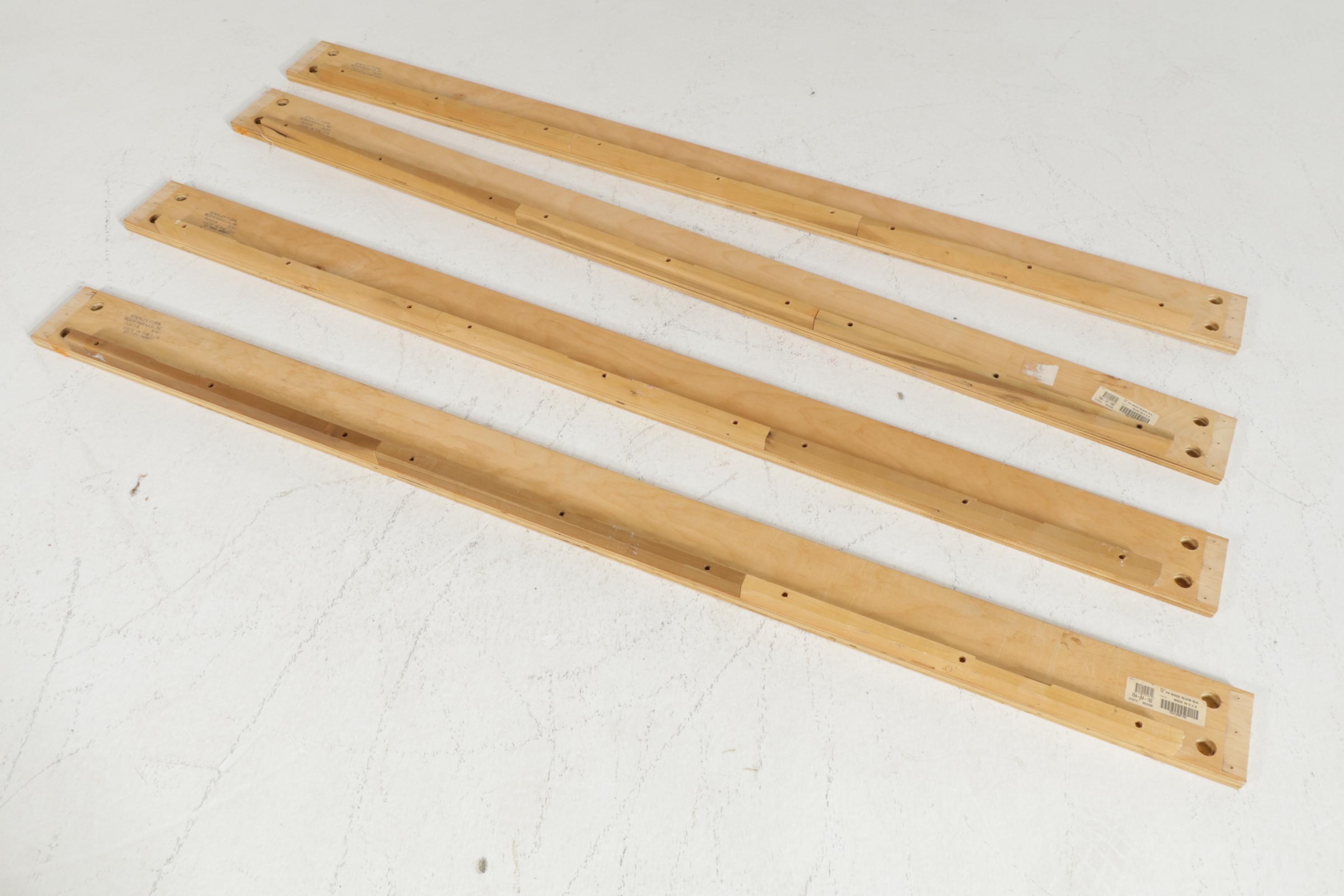 Stanley Furniture Arts & Crafts Style Oak Twin Bed Frames