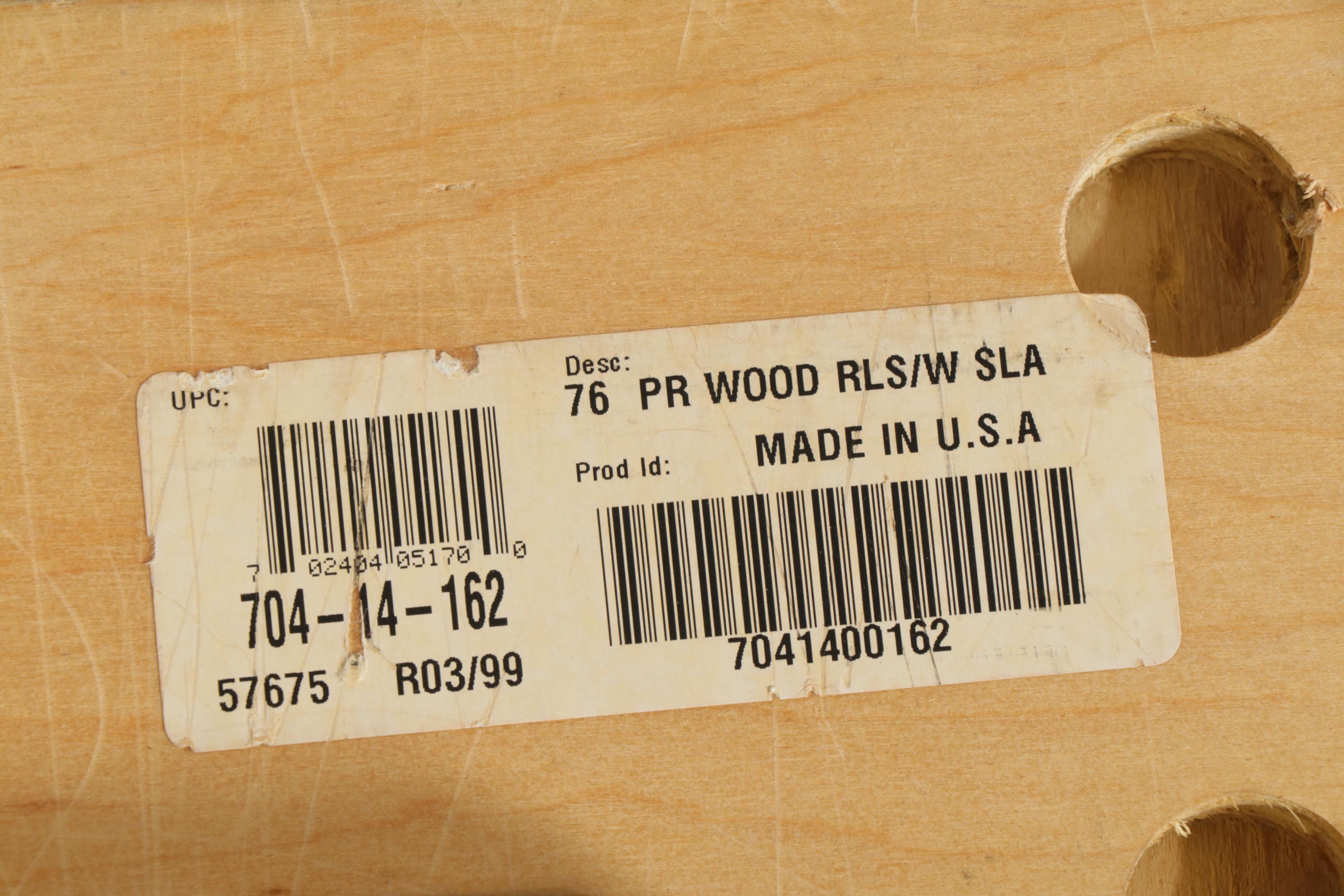 Stanley Furniture Arts & Crafts Style Oak Twin Bed Frames