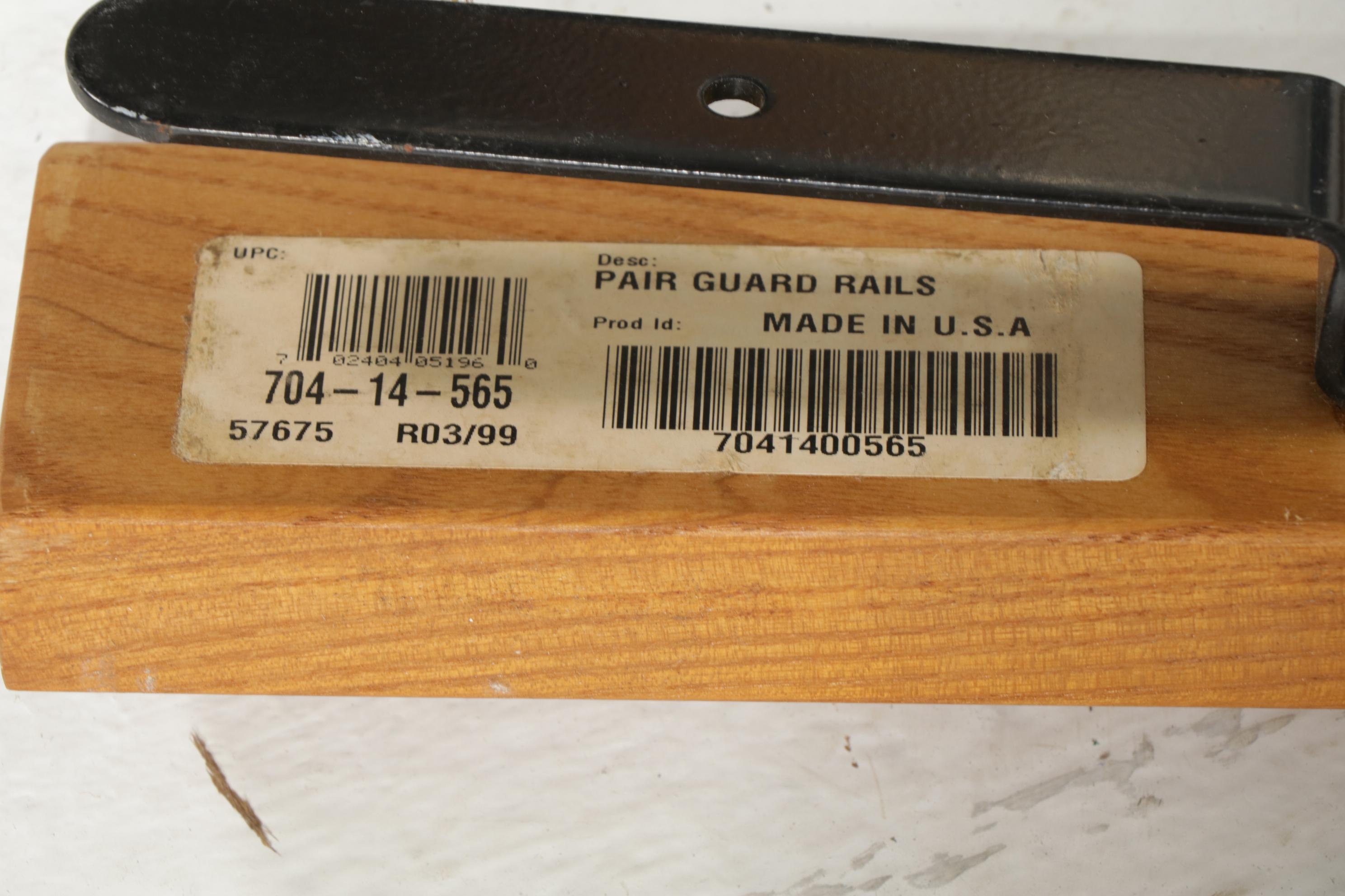 Stanley Furniture Arts & Crafts Style Oak Twin Bed Frames