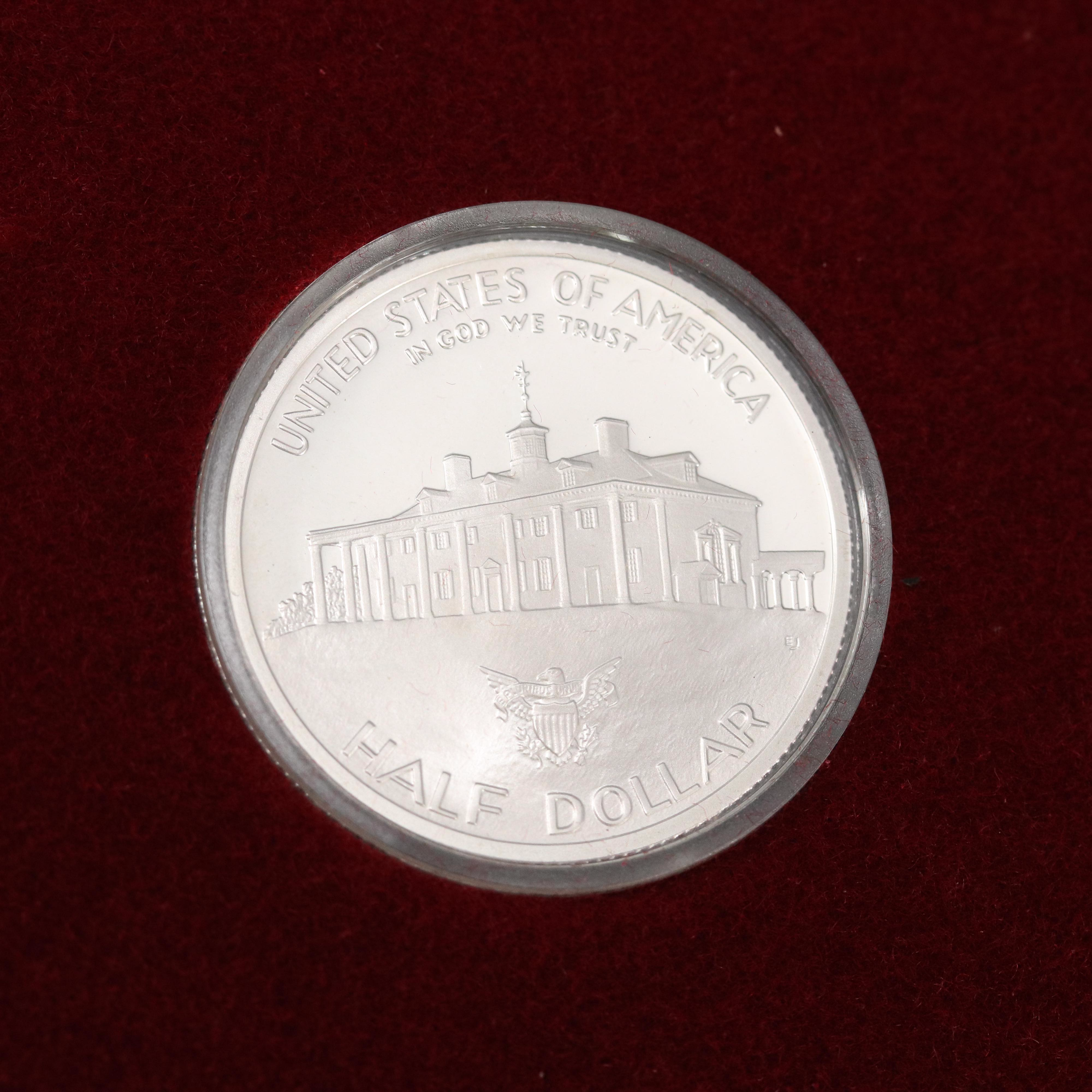 Collection of Ten 1982 Proof Washington 90 Silver Half Dollars EBTH