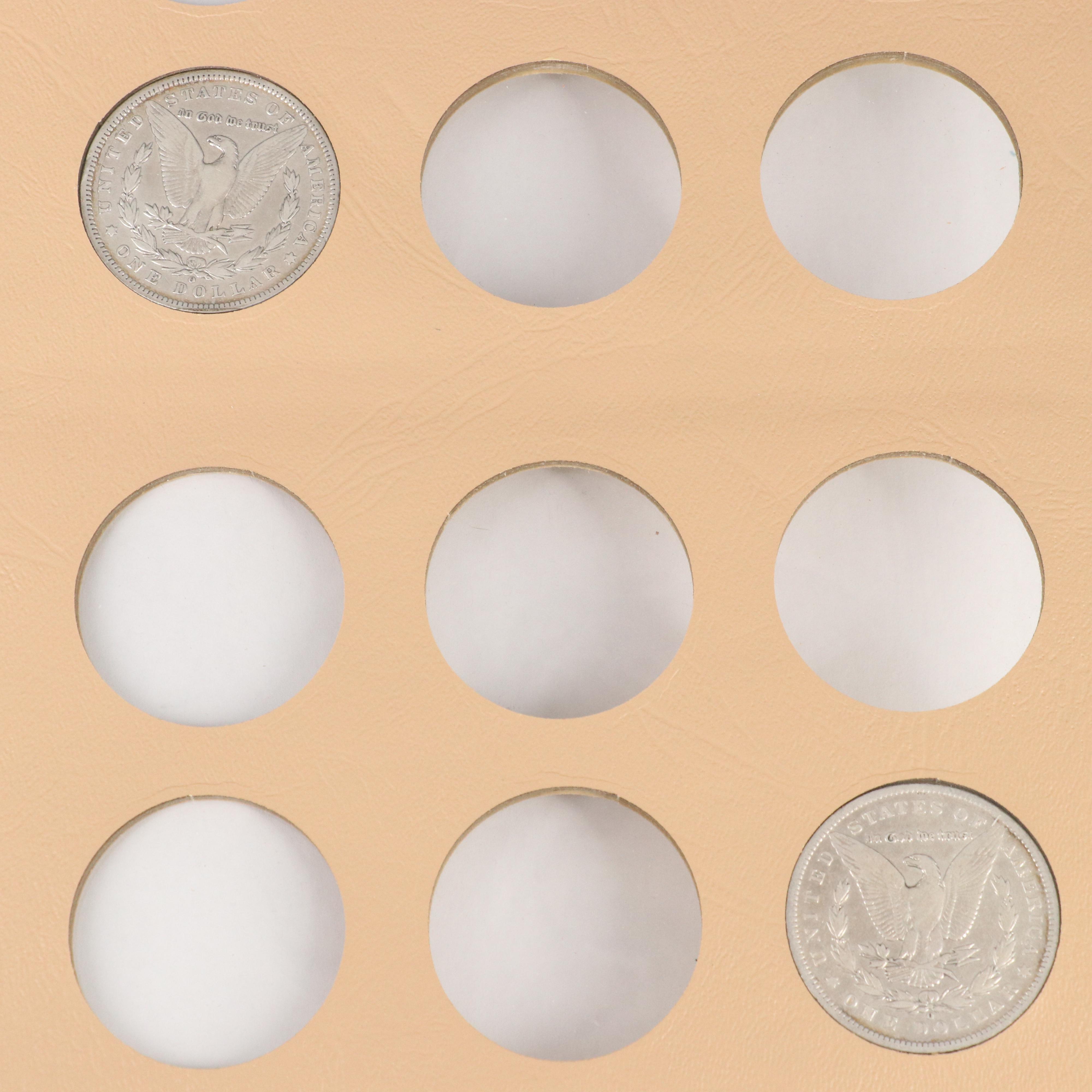 Dansco Binder of Morgan Silver Dollars, 1891 to 1921