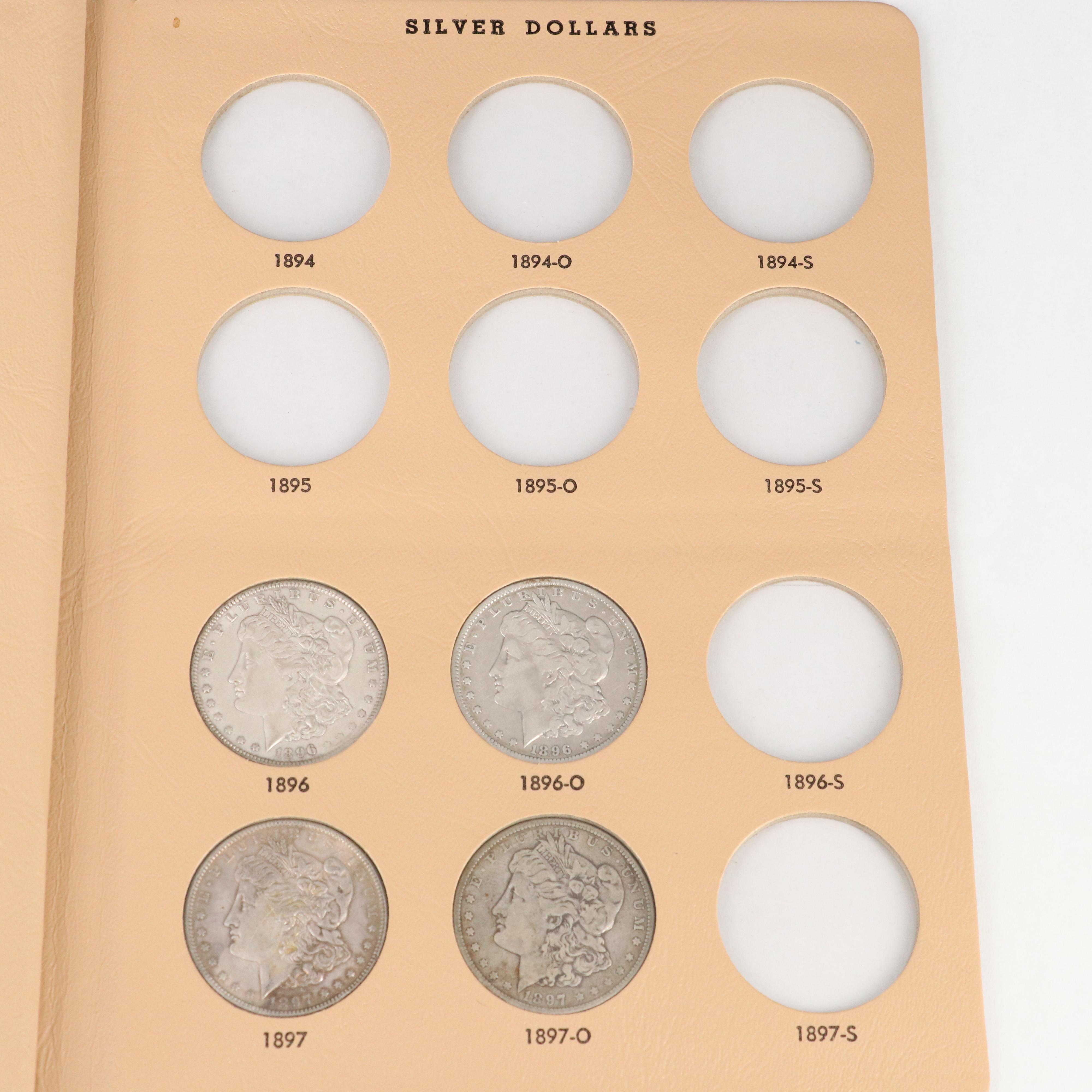 Dansco Binder of Morgan Silver Dollars, 1891 to 1921