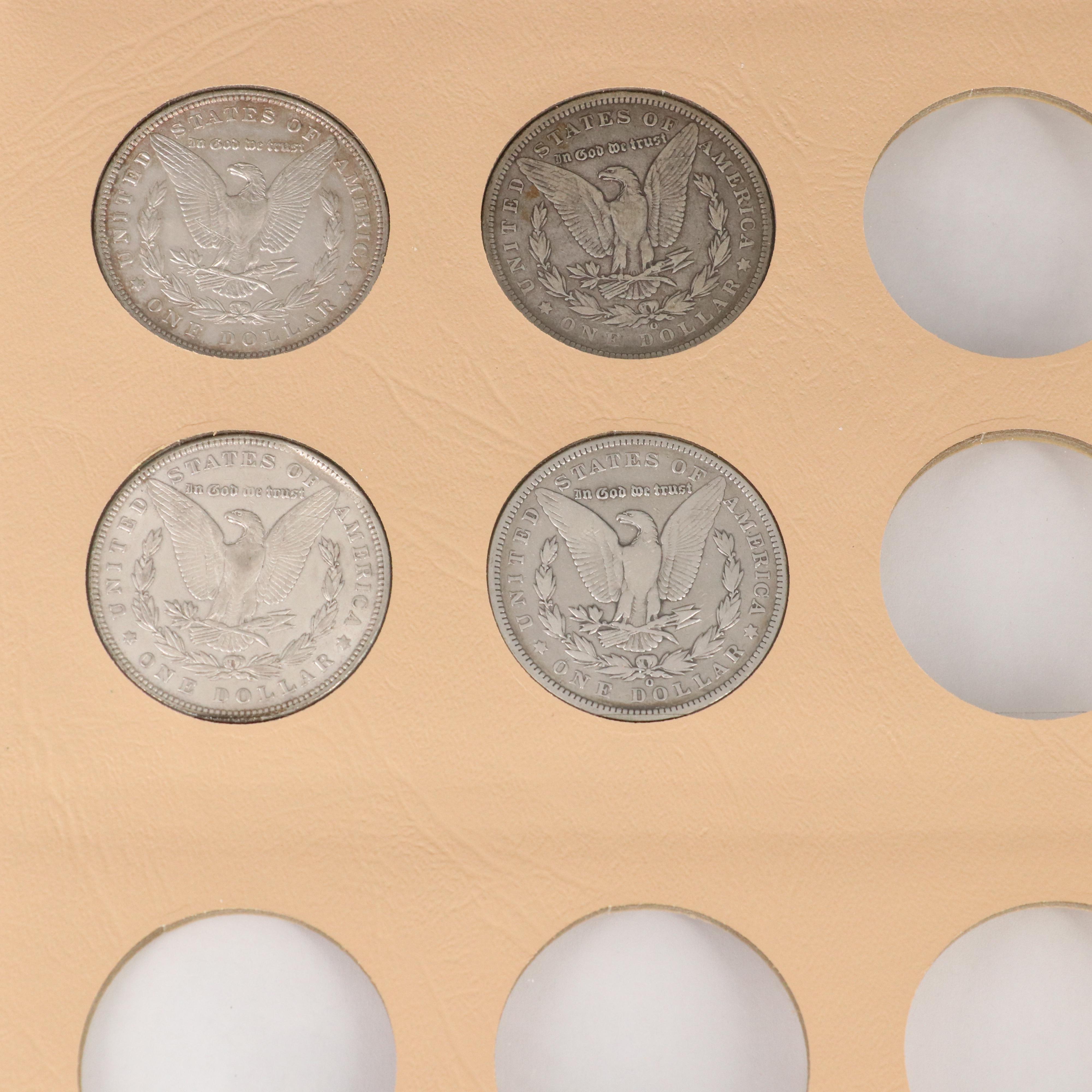 Dansco Binder of Morgan Silver Dollars, 1891 to 1921