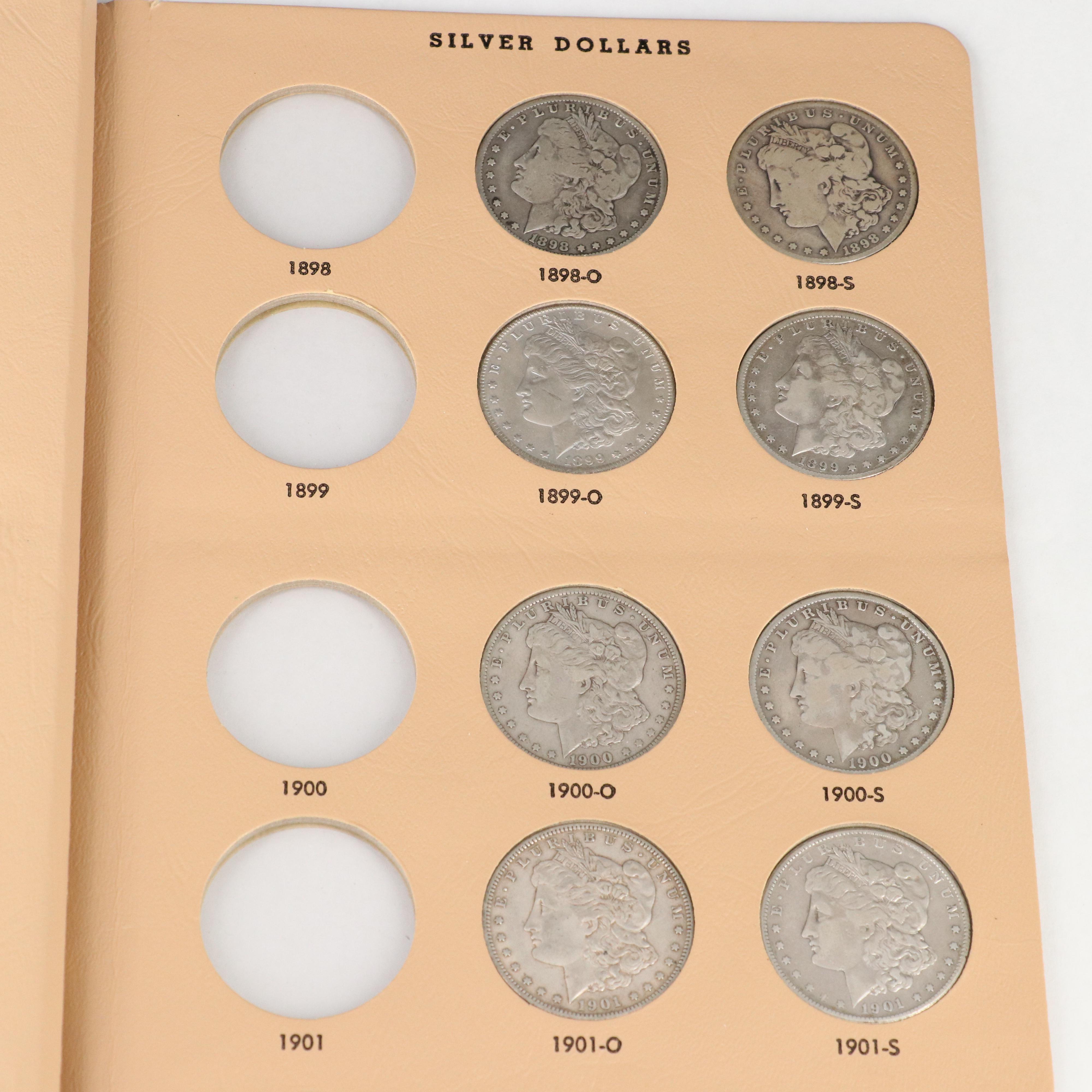 Dansco Binder of Morgan Silver Dollars, 1891 to 1921