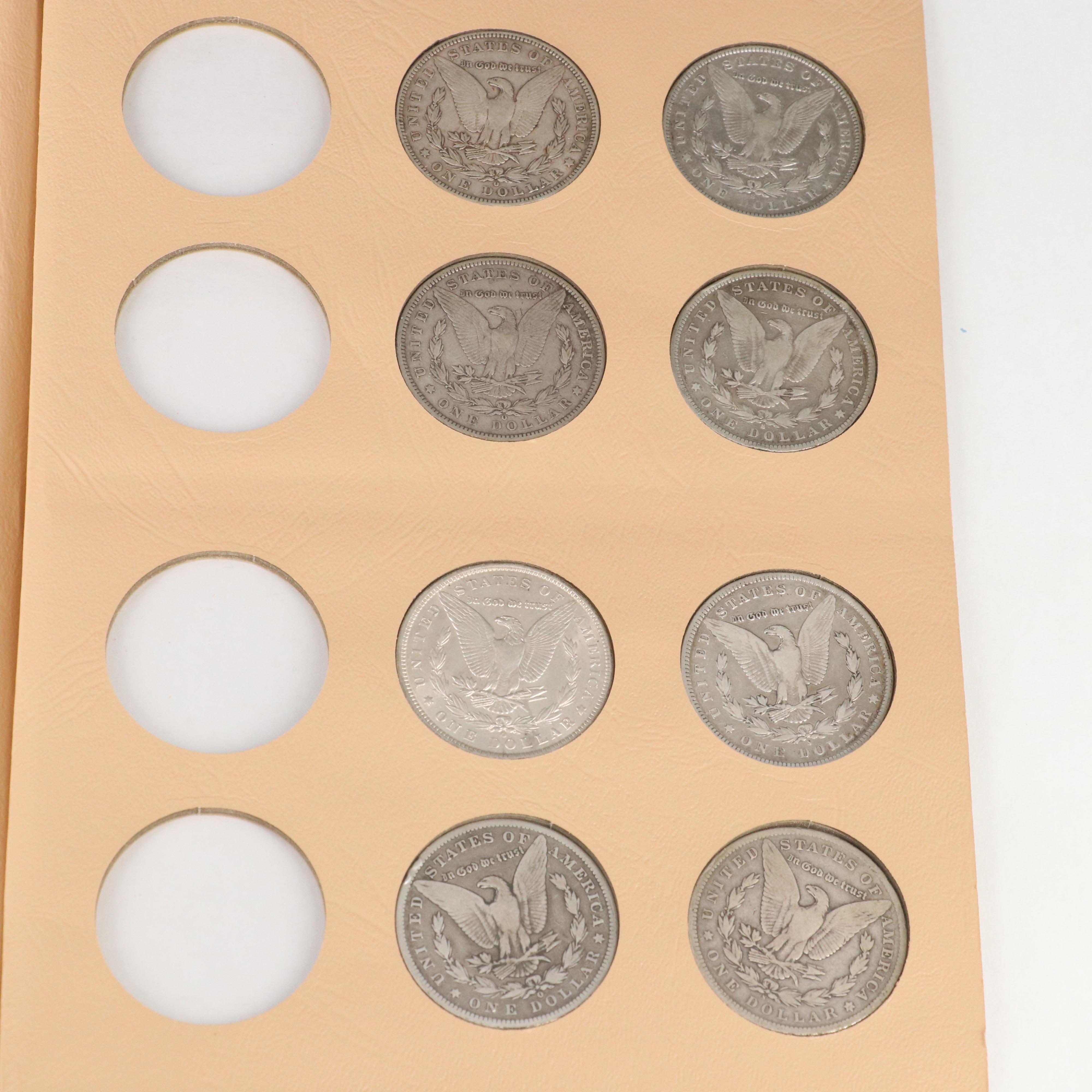 Dansco Binder of Morgan Silver Dollars, 1891 to 1921