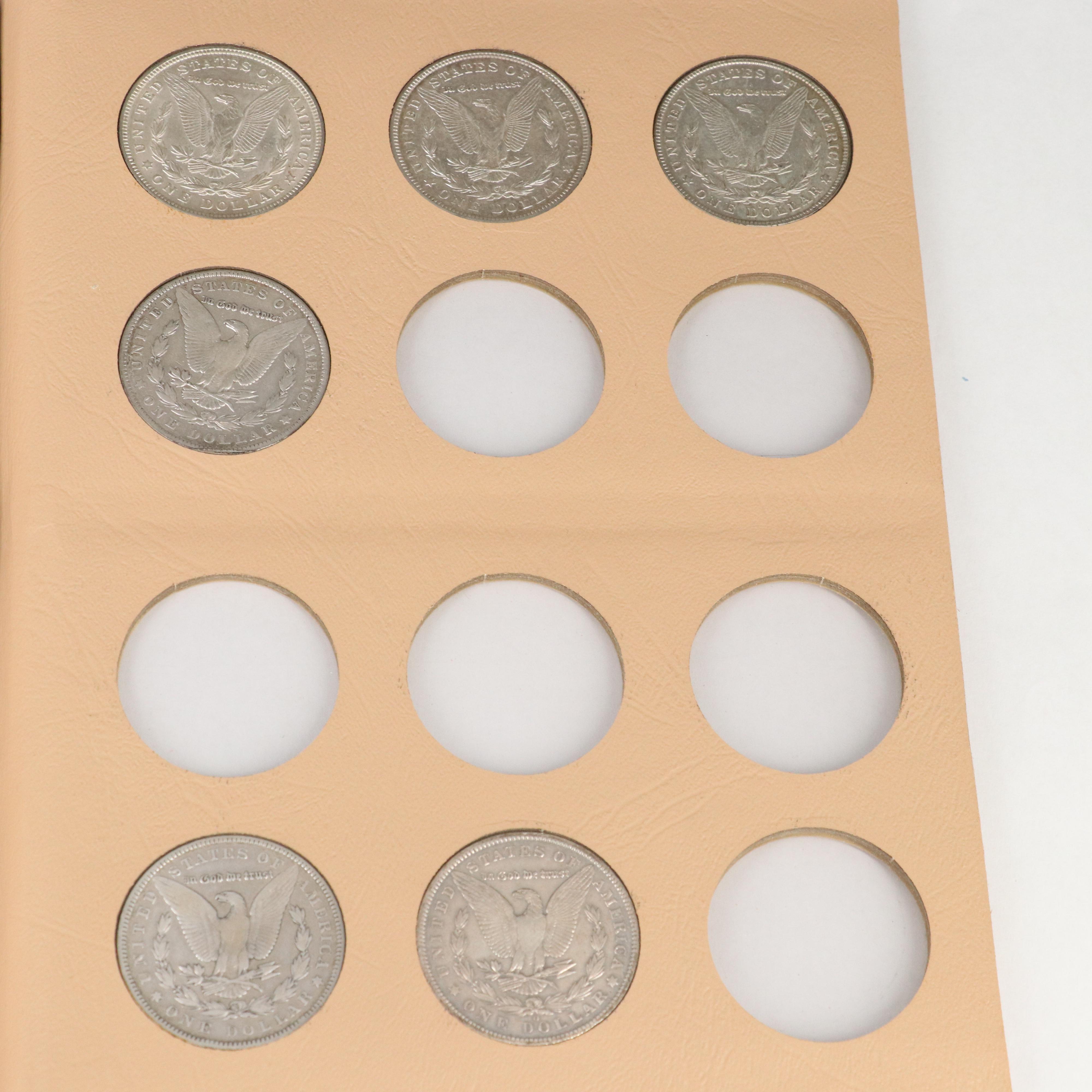 Dansco Binder of Morgan Silver Dollars, 1891 to 1921