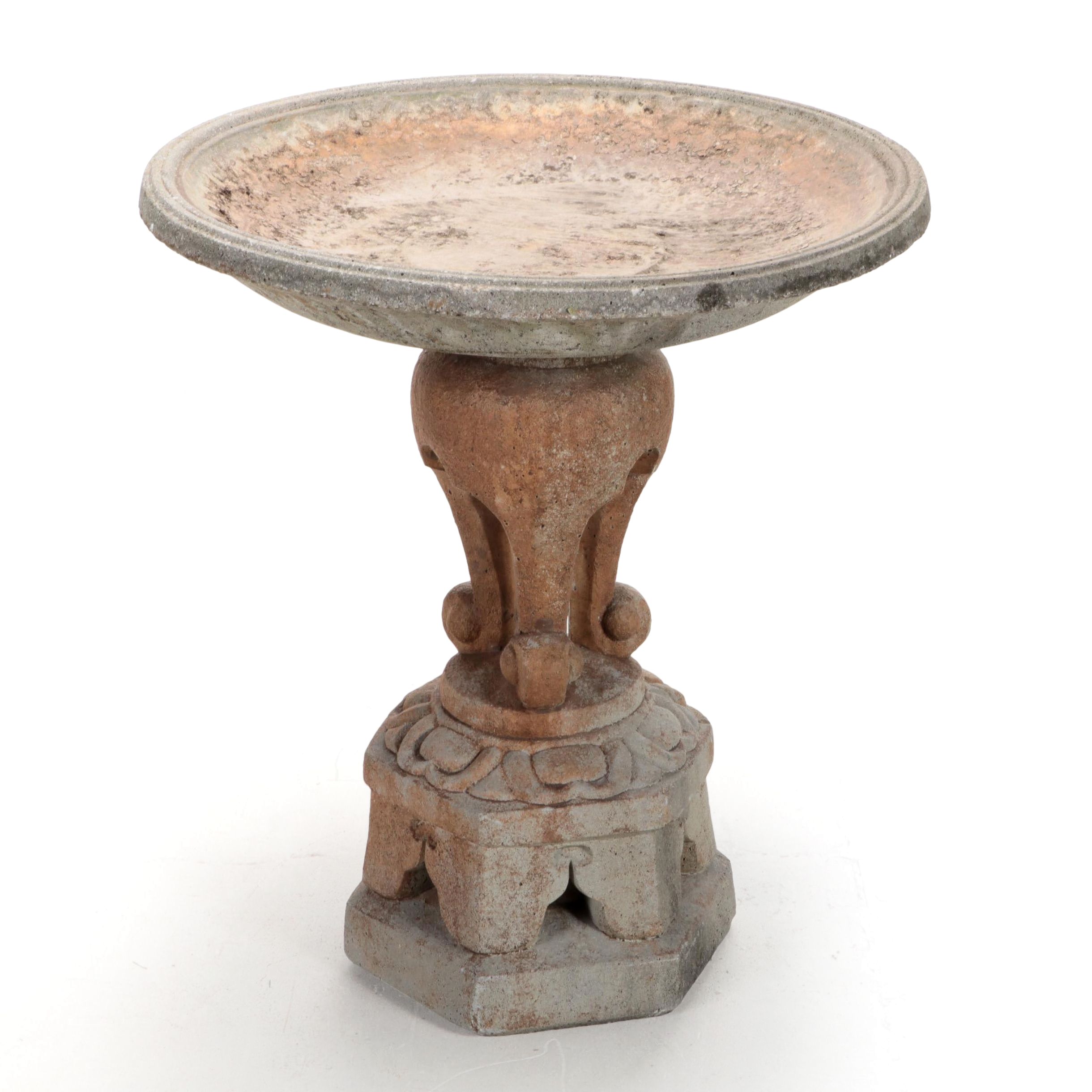 Athens Stonecasting Nagoya Concrete Bird Bath