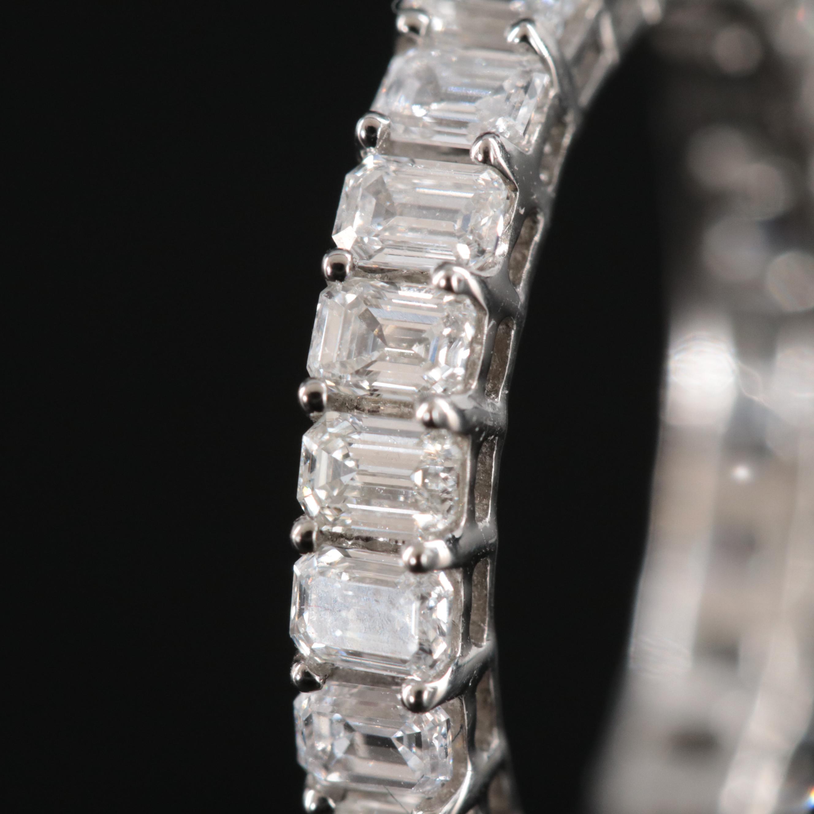 Platinum 2.44 CTW Diamond Eternity Band
