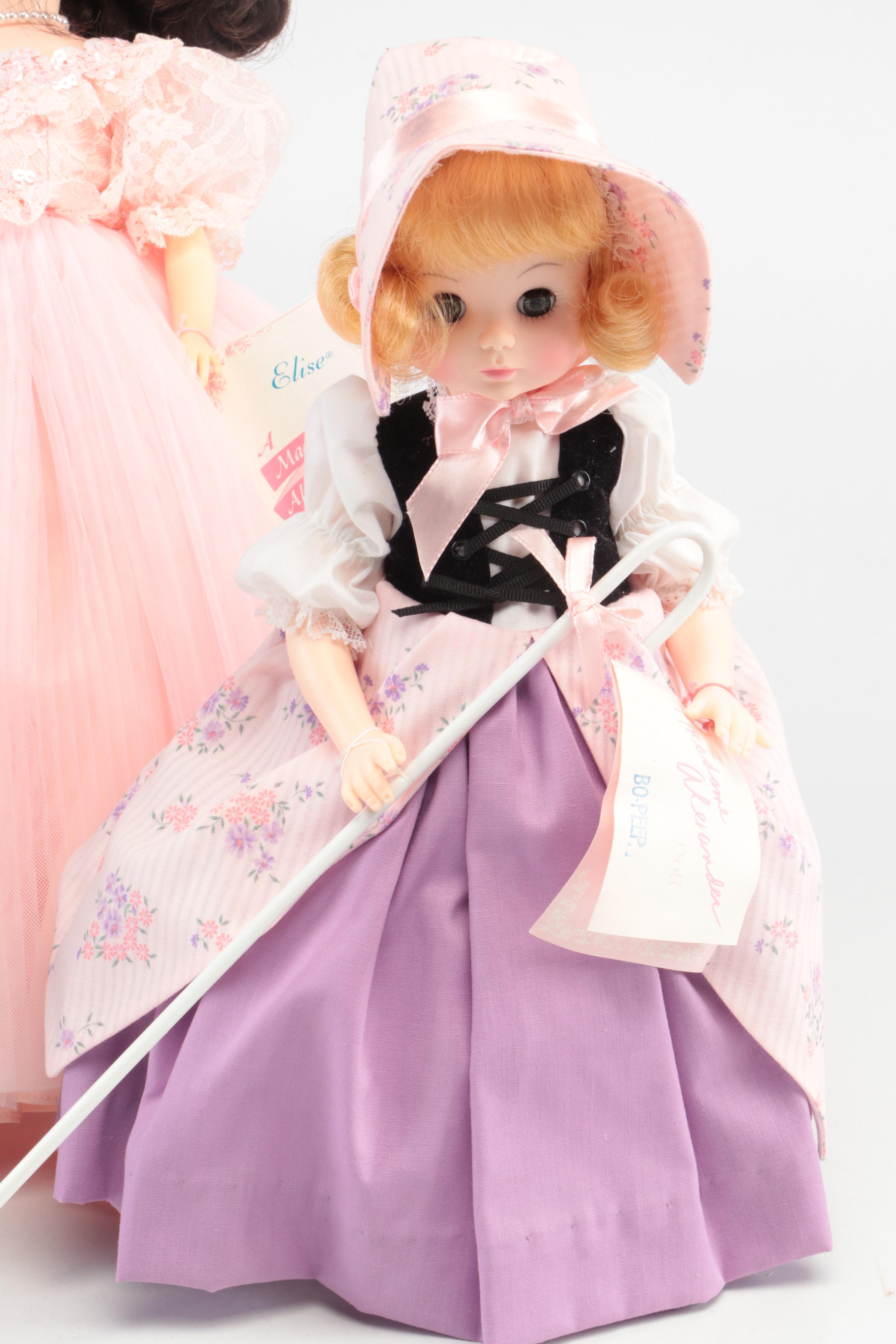 Madame Alexander "Bo Peep", "Mary Todd Lincoln", and More Dolls