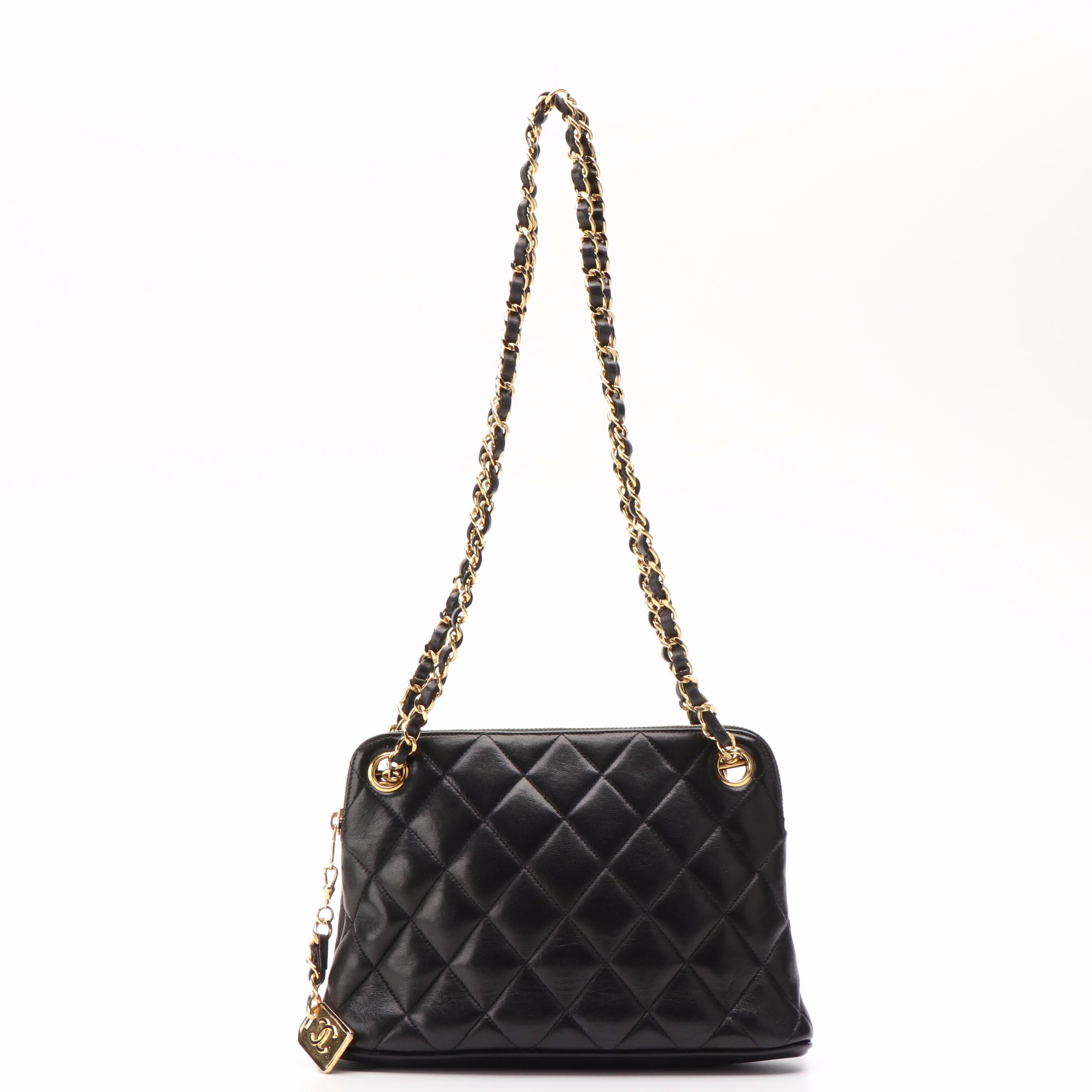 Chanel Vintage Mini Quilted Lambskin Shoulder Bag