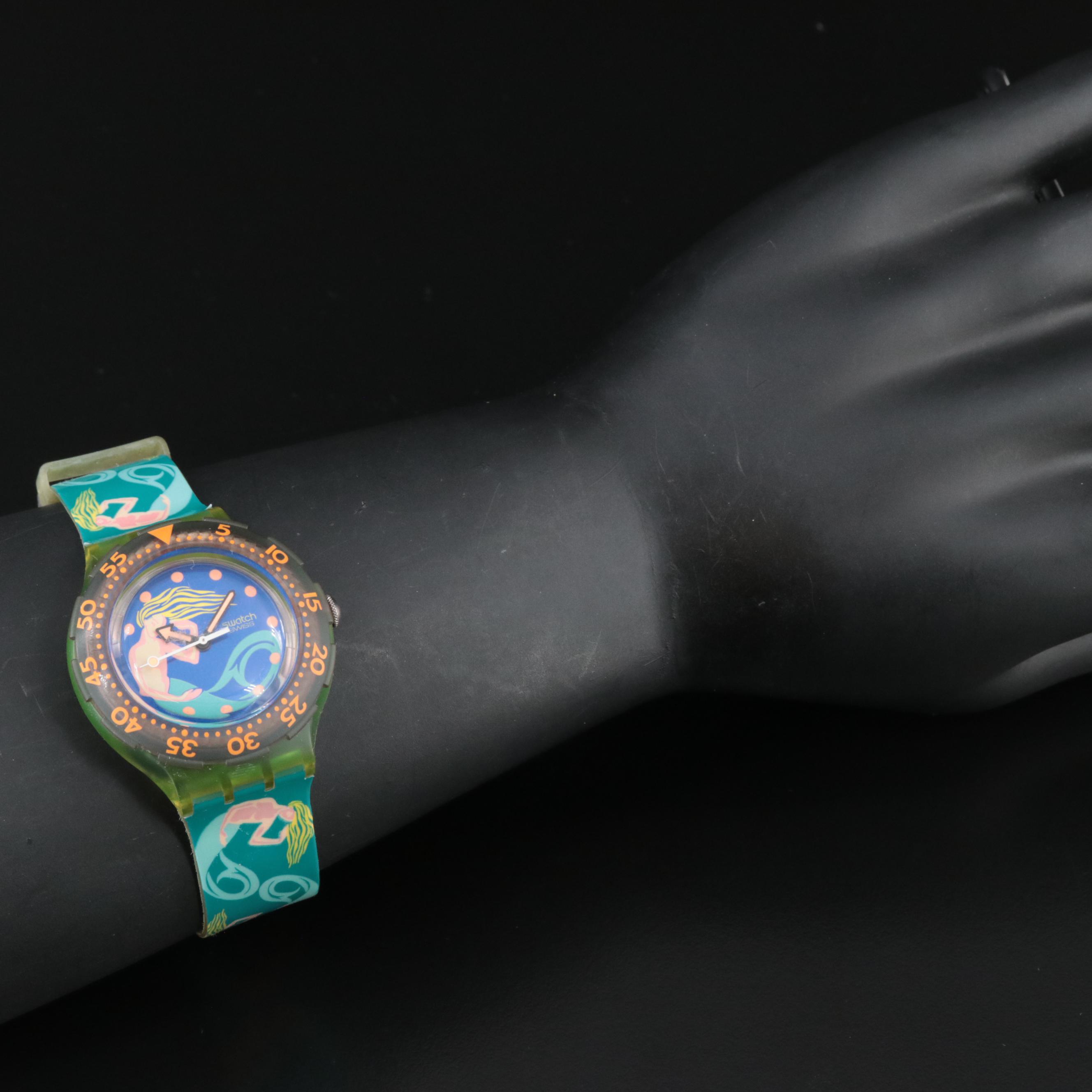 Trio of Colorful Swatch Quartz Watches