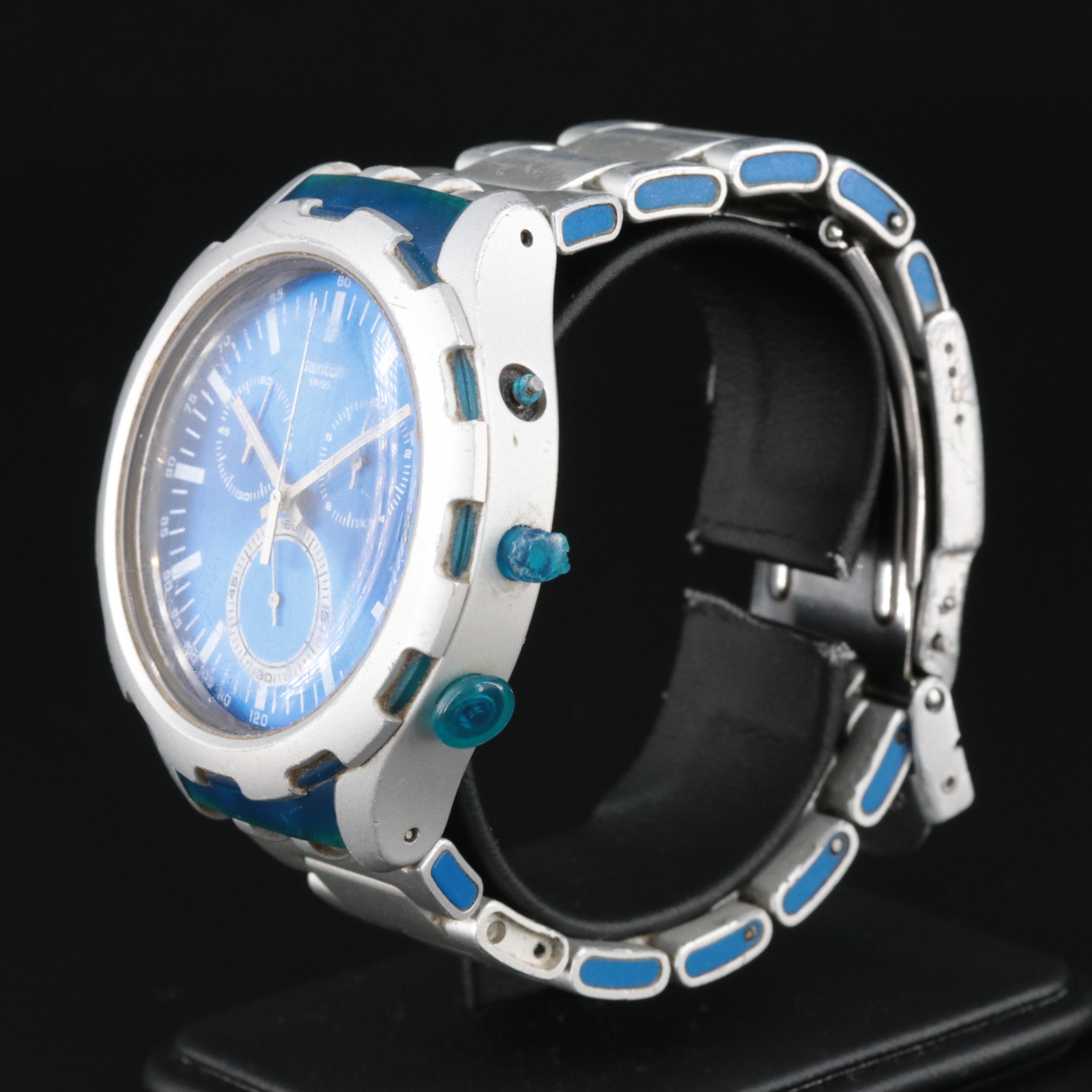 Swatch Irony Lite Aluminum Chronograph Watch