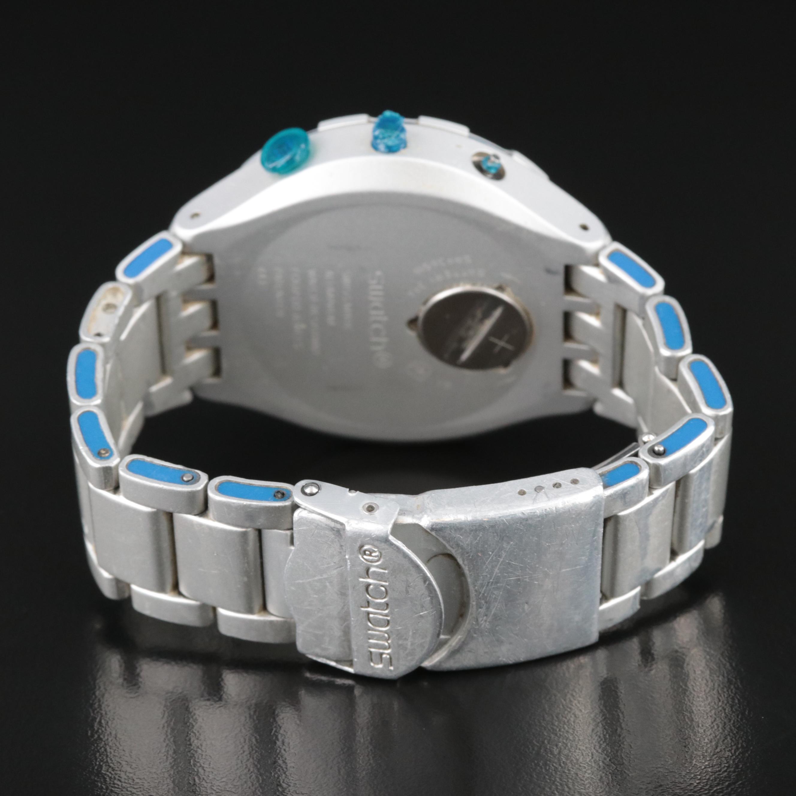 Swatch Irony Lite Aluminum Chronograph Watch