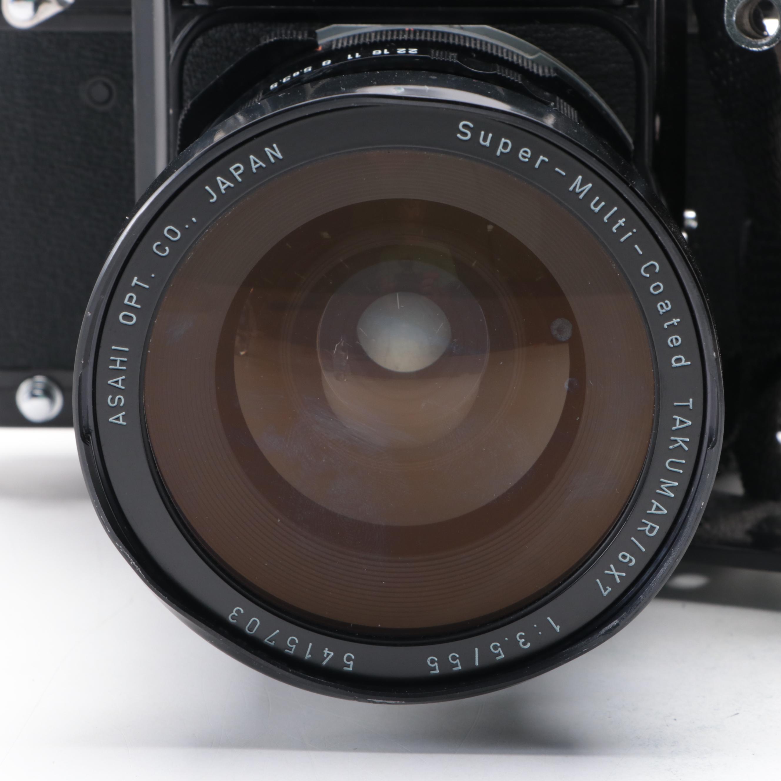 Pentax 67 Camera with Zeiss Ikon Ikonta Camera and More, 20th Century