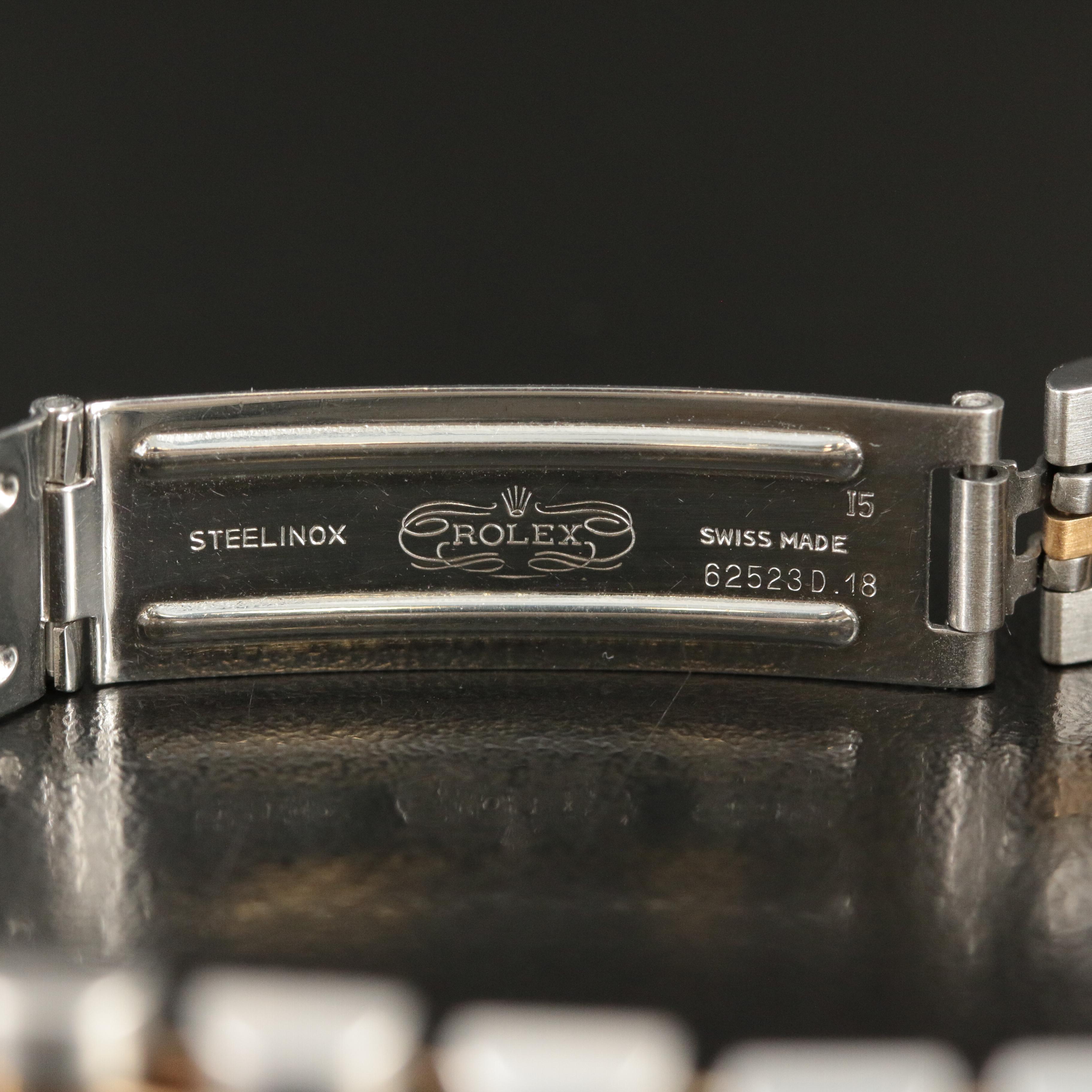 1983 Rolex Custom Diamond, Jubilee Blue Dial Datejust Watch