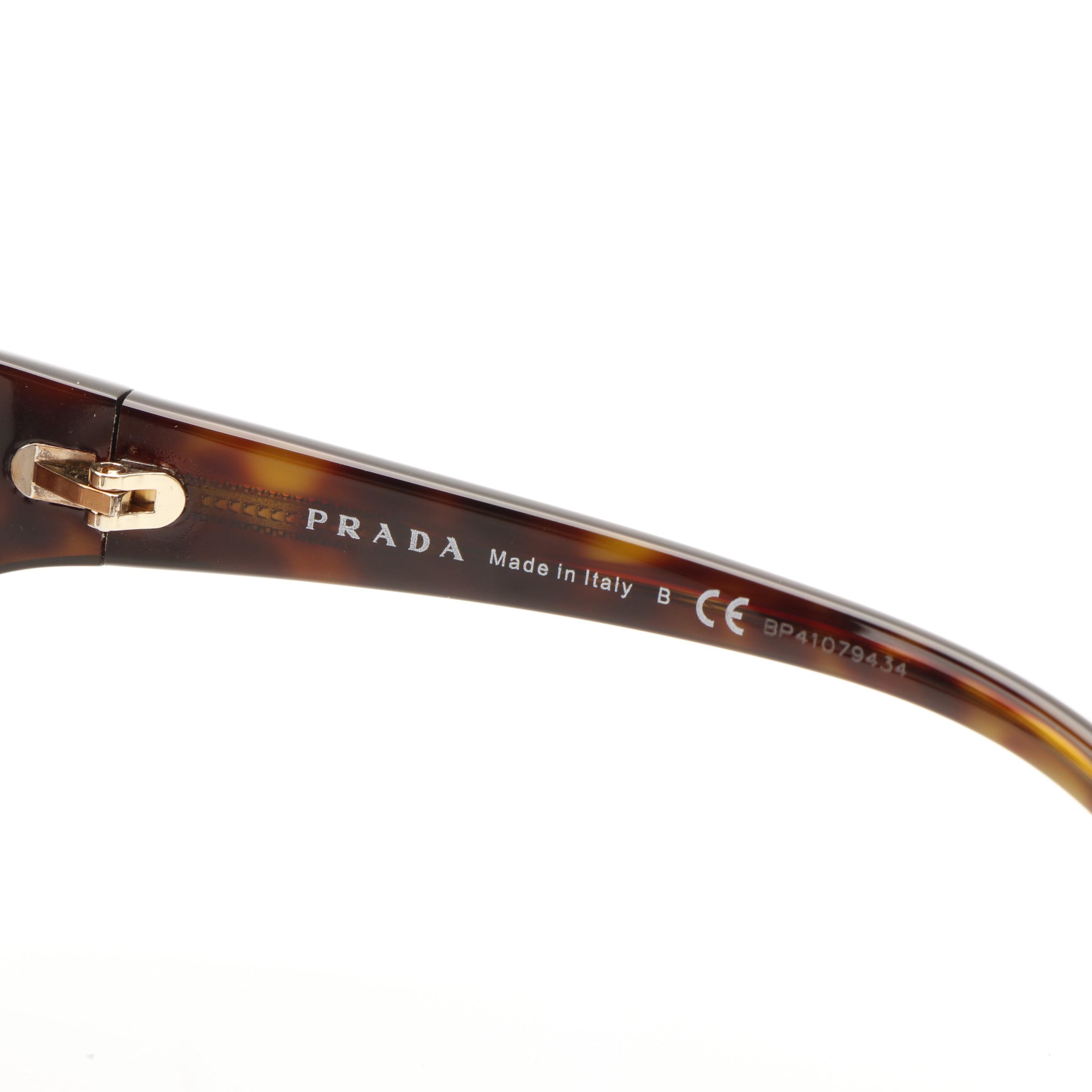 Prada PR22VS Butterfly Havana Brown Gradient Sunglasses With Case