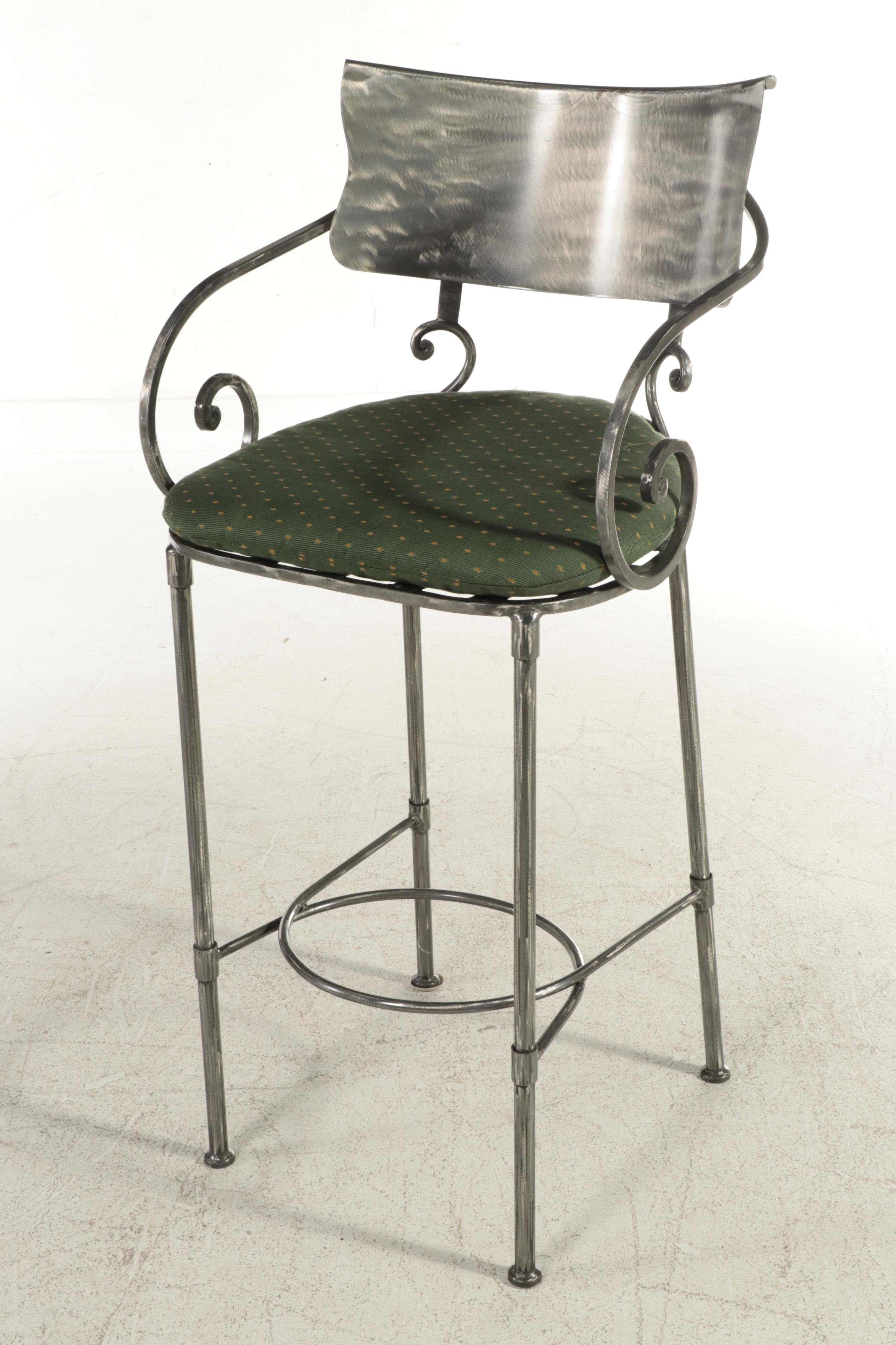 Steel and Wrought Iron Stools