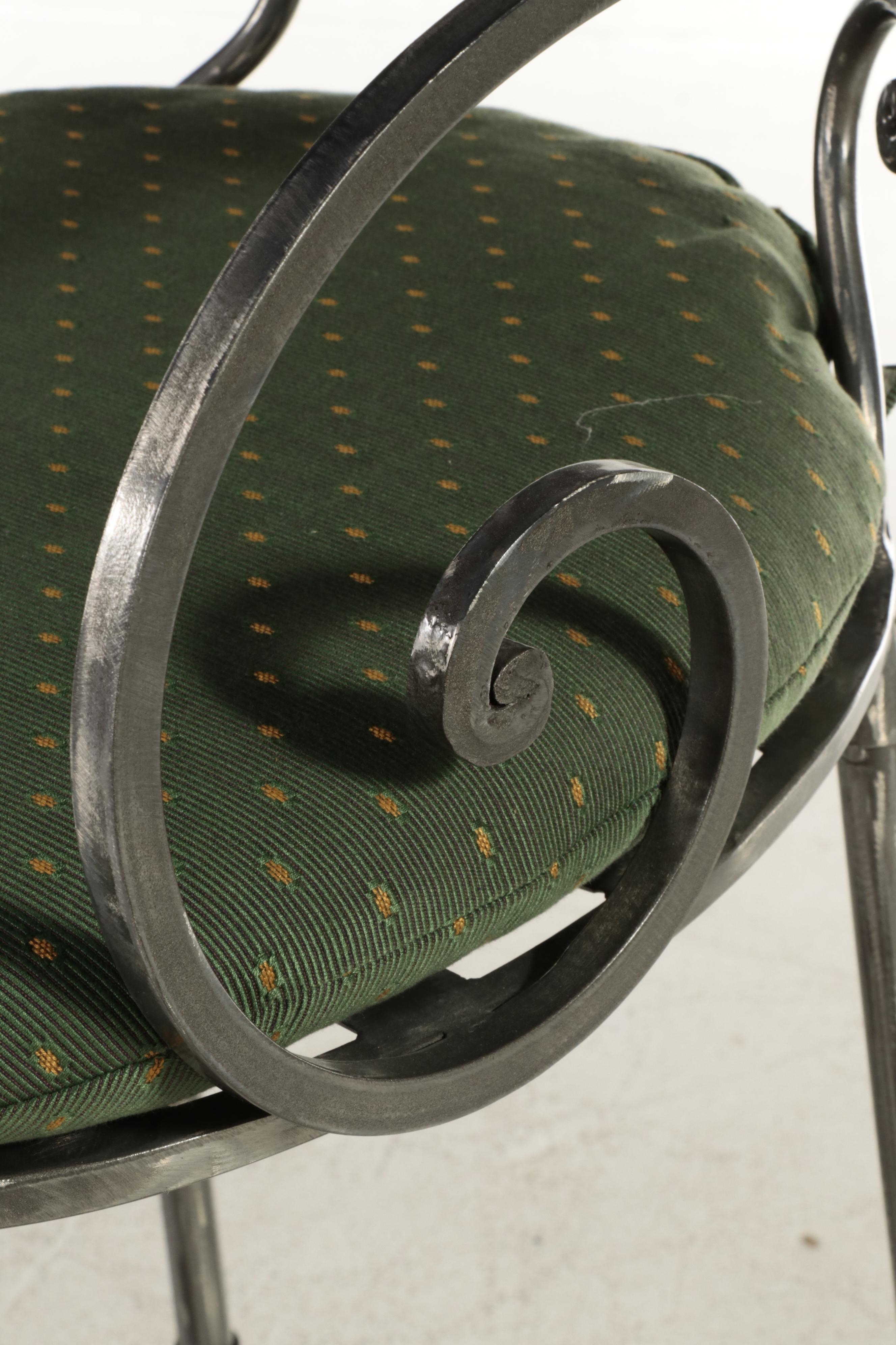 Steel and Wrought Iron Stools