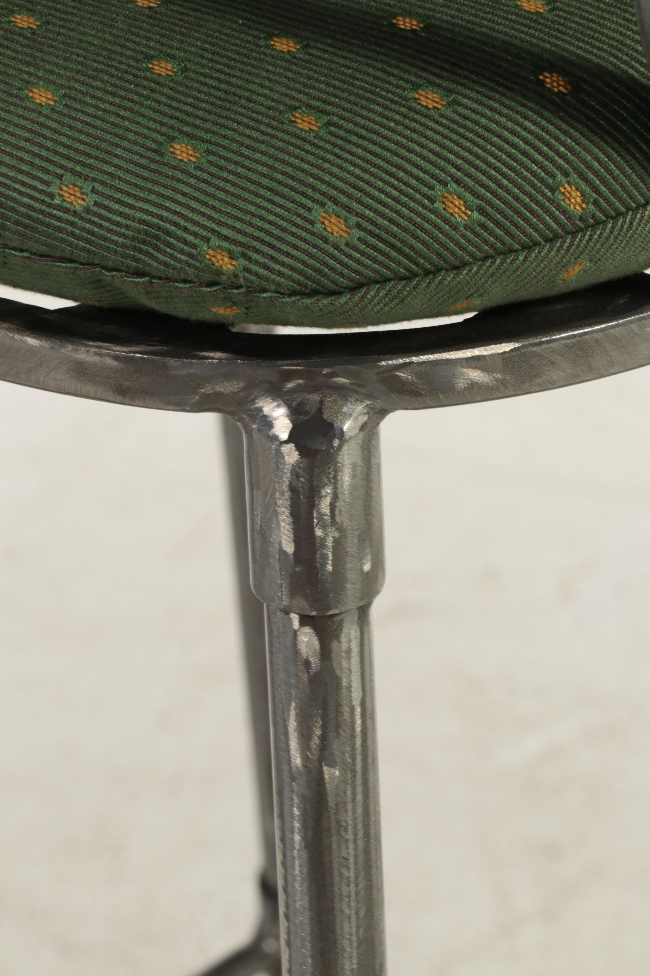 Steel and Wrought Iron Stools