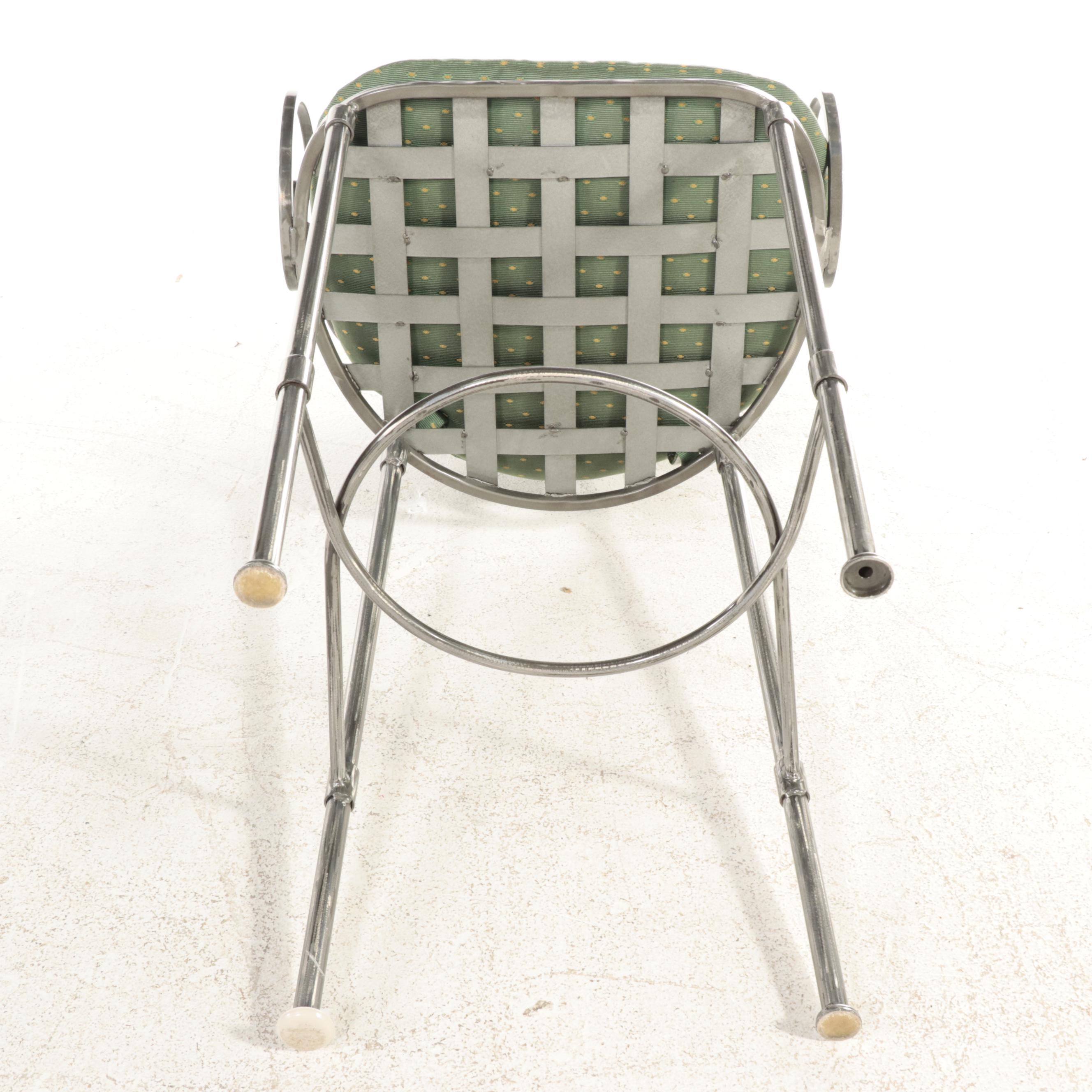 Steel and Wrought Iron Stools
