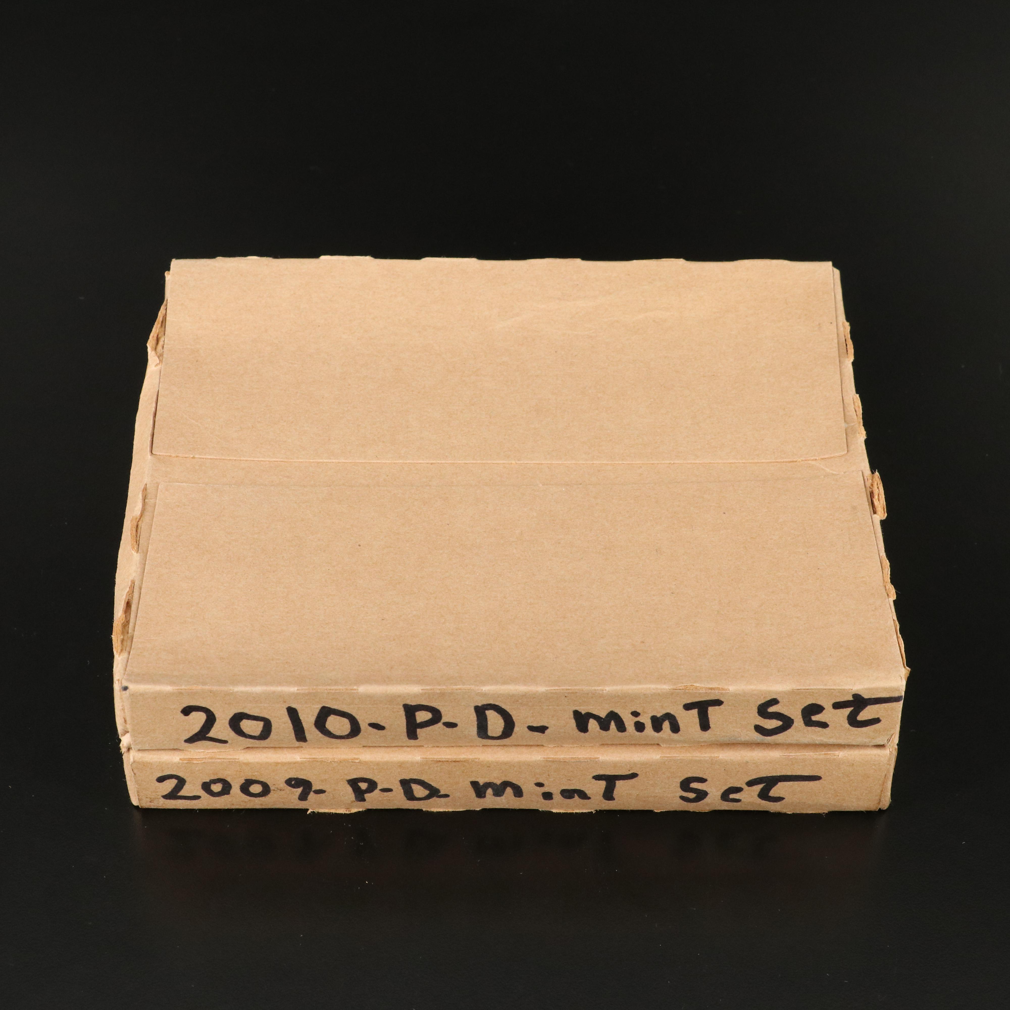 Collection of Four U.S. Uncirculated Mint Sets