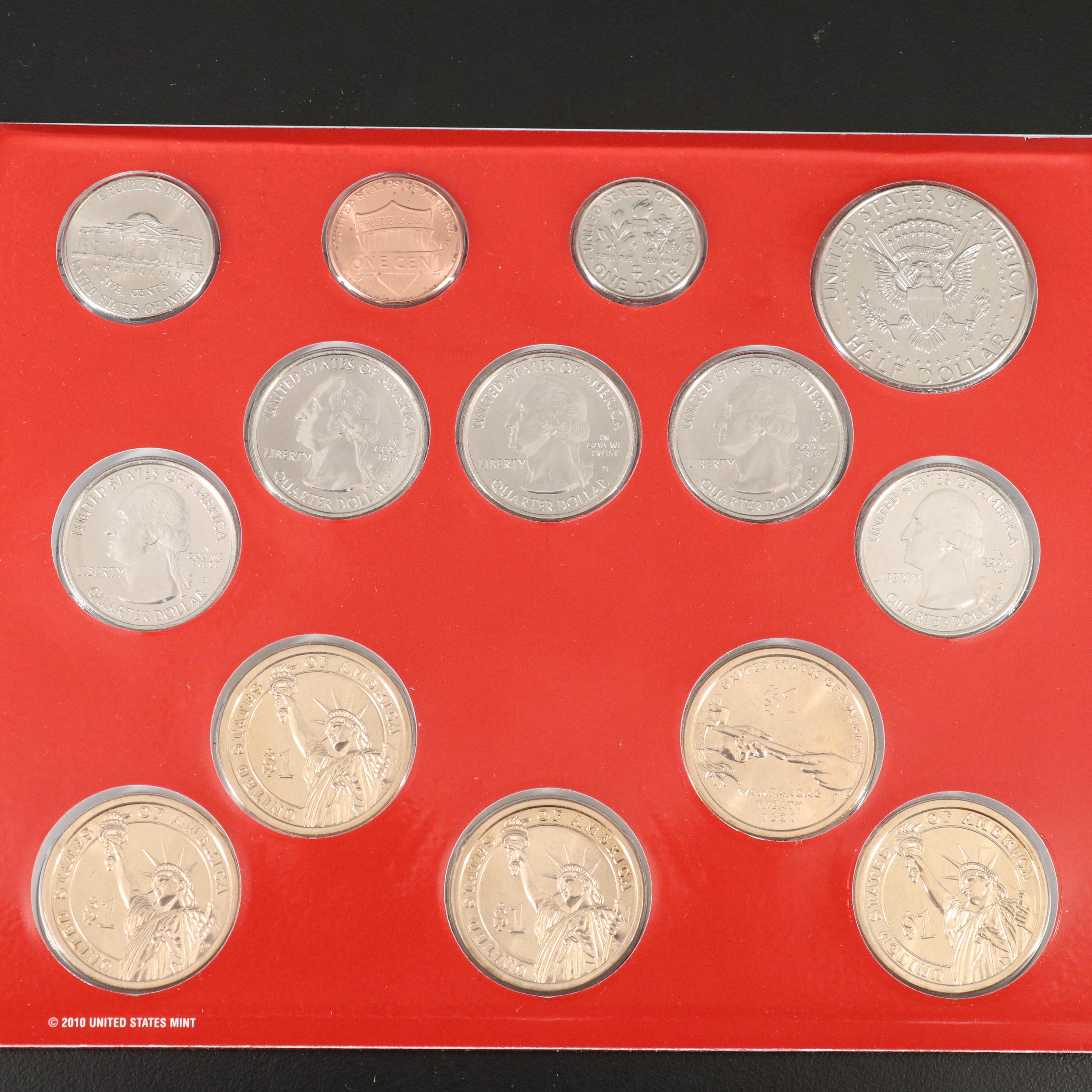 Collection of Four U.S. Uncirculated Mint Sets
