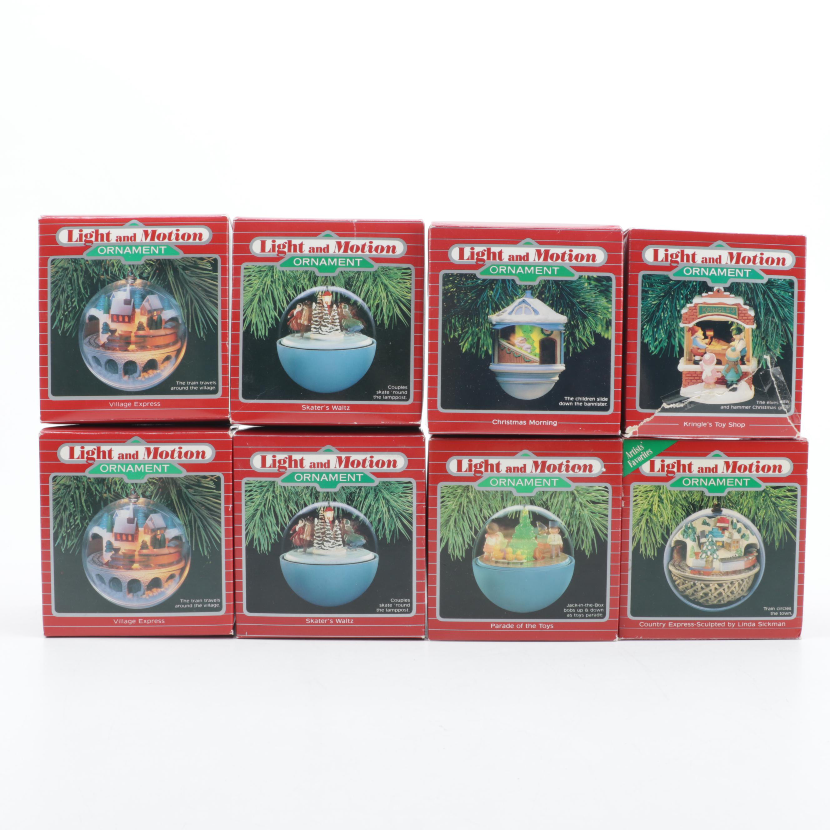 Hallmark Keepsake Christmas Classics Light and Motion Ornaments