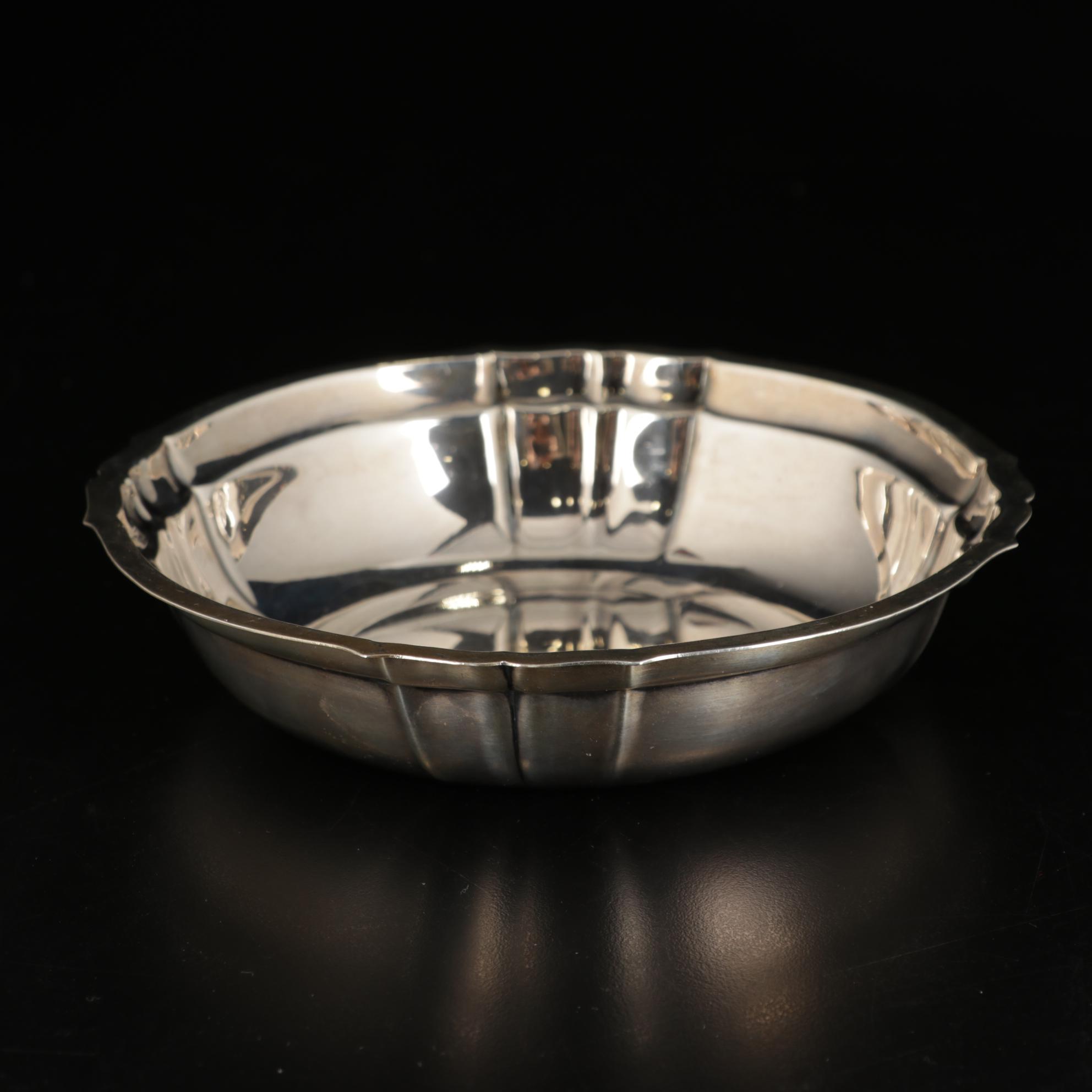 Sterling Cups and Utensils With M. Fred Hirsch Co. Sterling Silver Dish