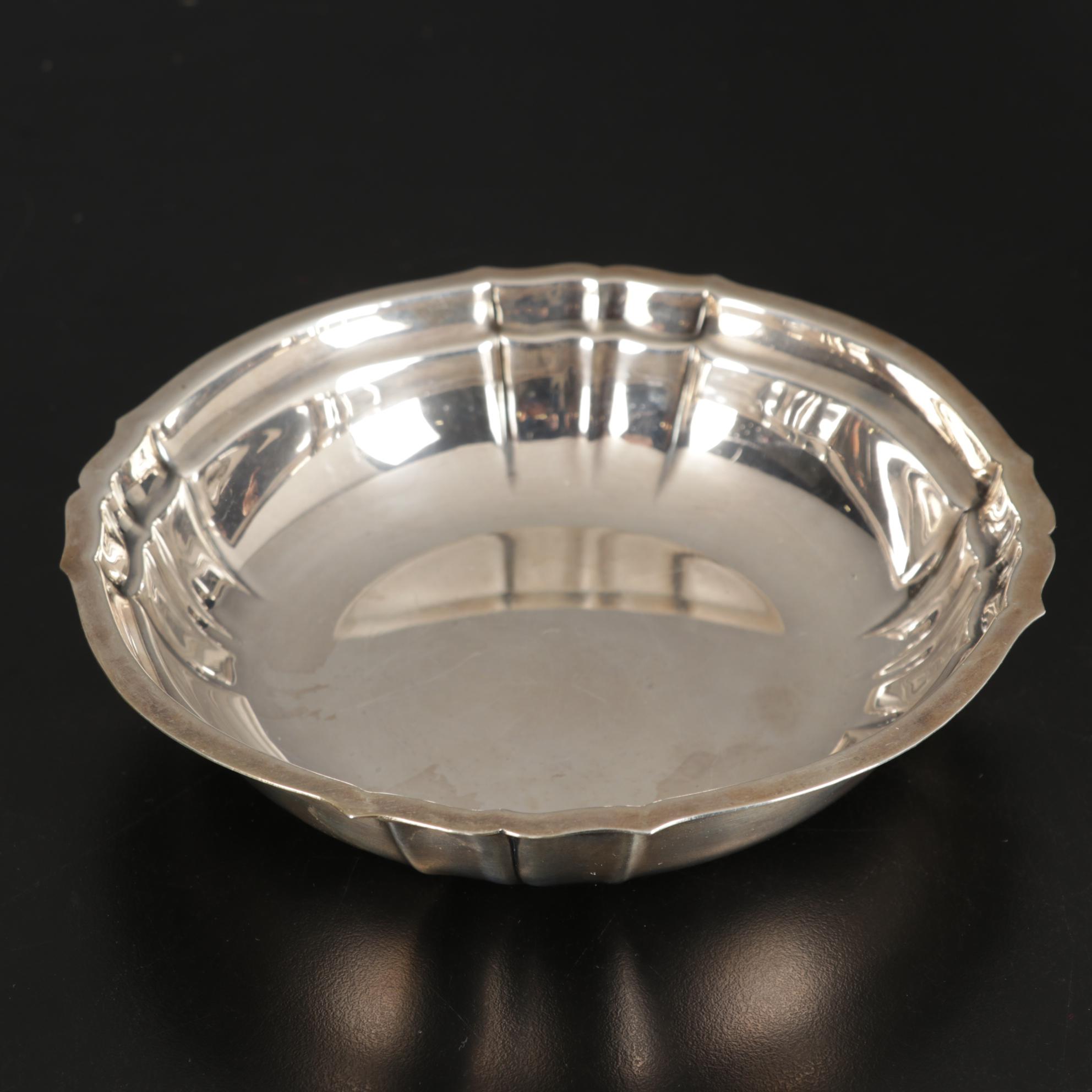 Sterling Cups and Utensils With M. Fred Hirsch Co. Sterling Silver Dish