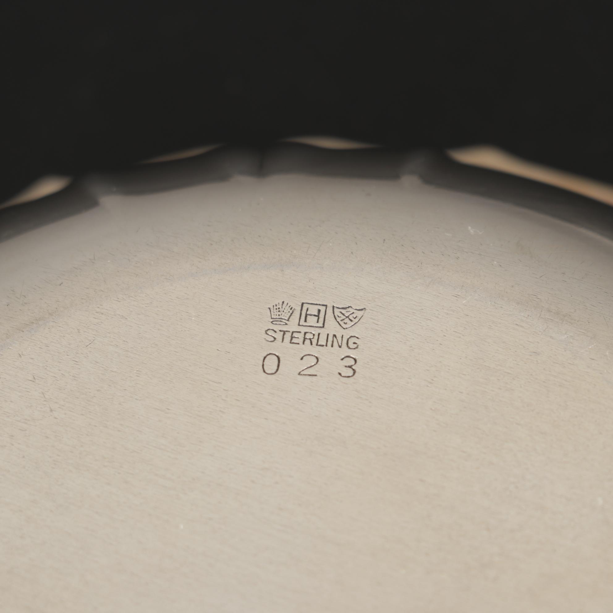 Sterling Cups and Utensils With M. Fred Hirsch Co. Sterling Silver Dish