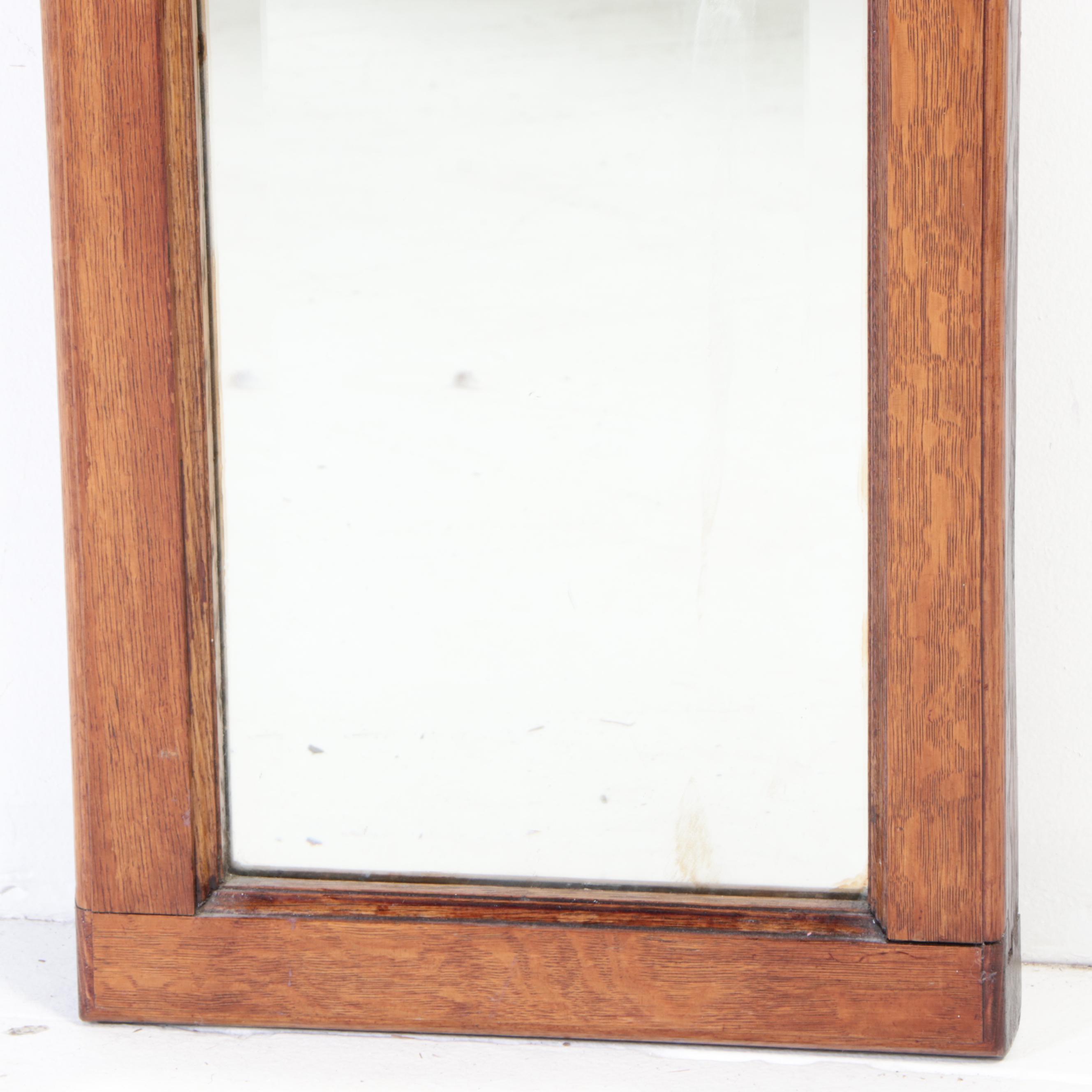 Wooden Frame Full Length Floor Standing Mirror