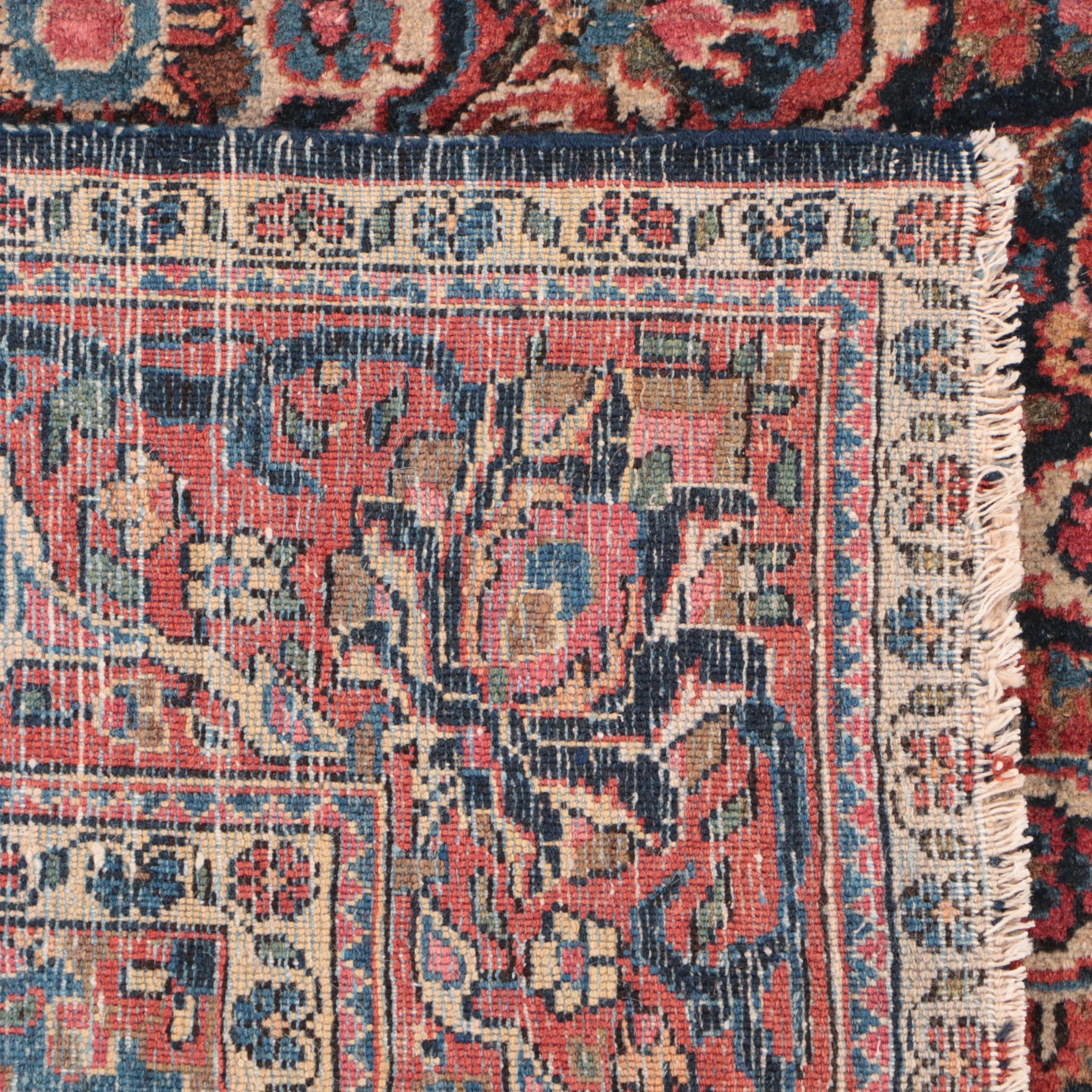 4'5 x 6'4 Hand-Knotted Persian Arak Style Area Rug