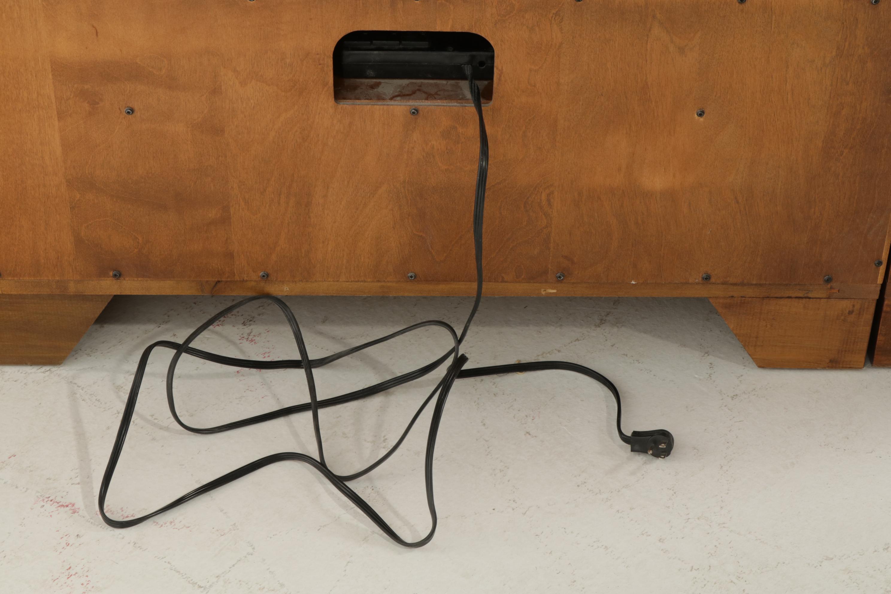 Ethan Allen Country Crossings Hardwood Entertainment Center Cabinet