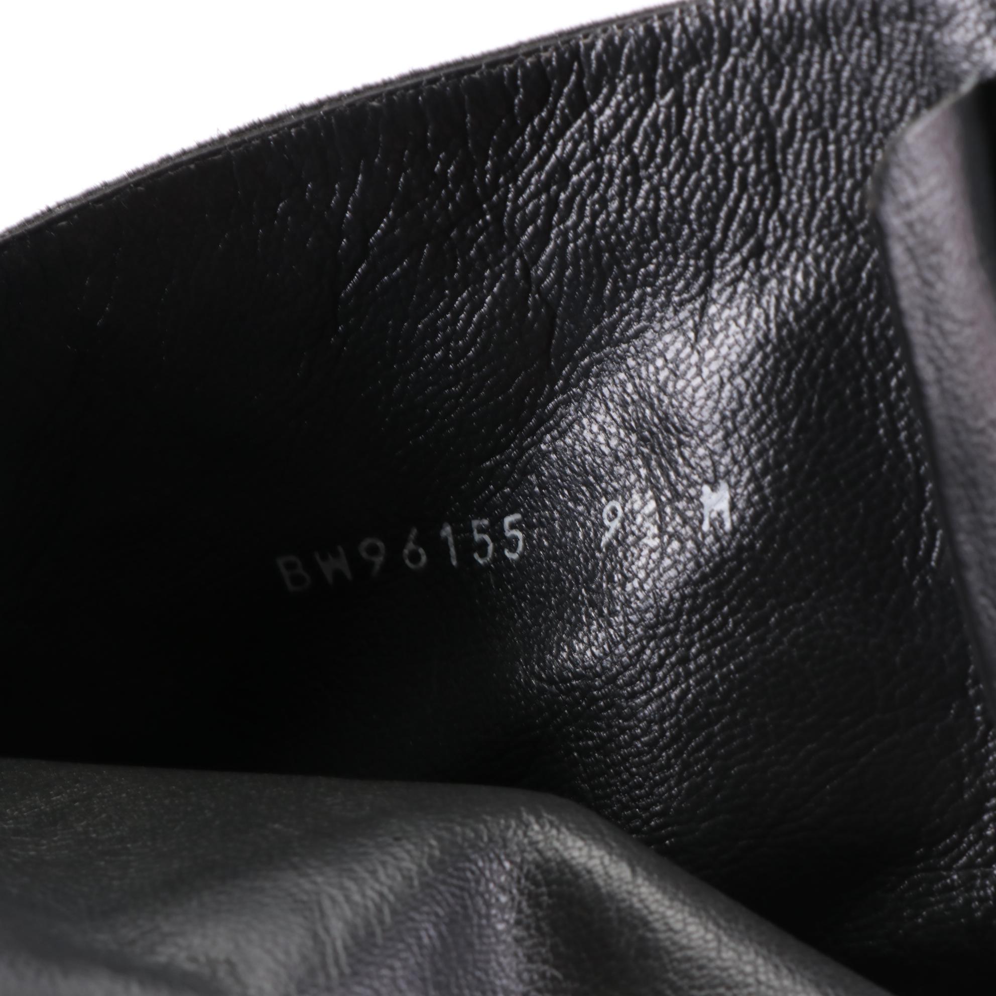 Stuart Weitzman Black Suede Pointy Toe Wedge Boots