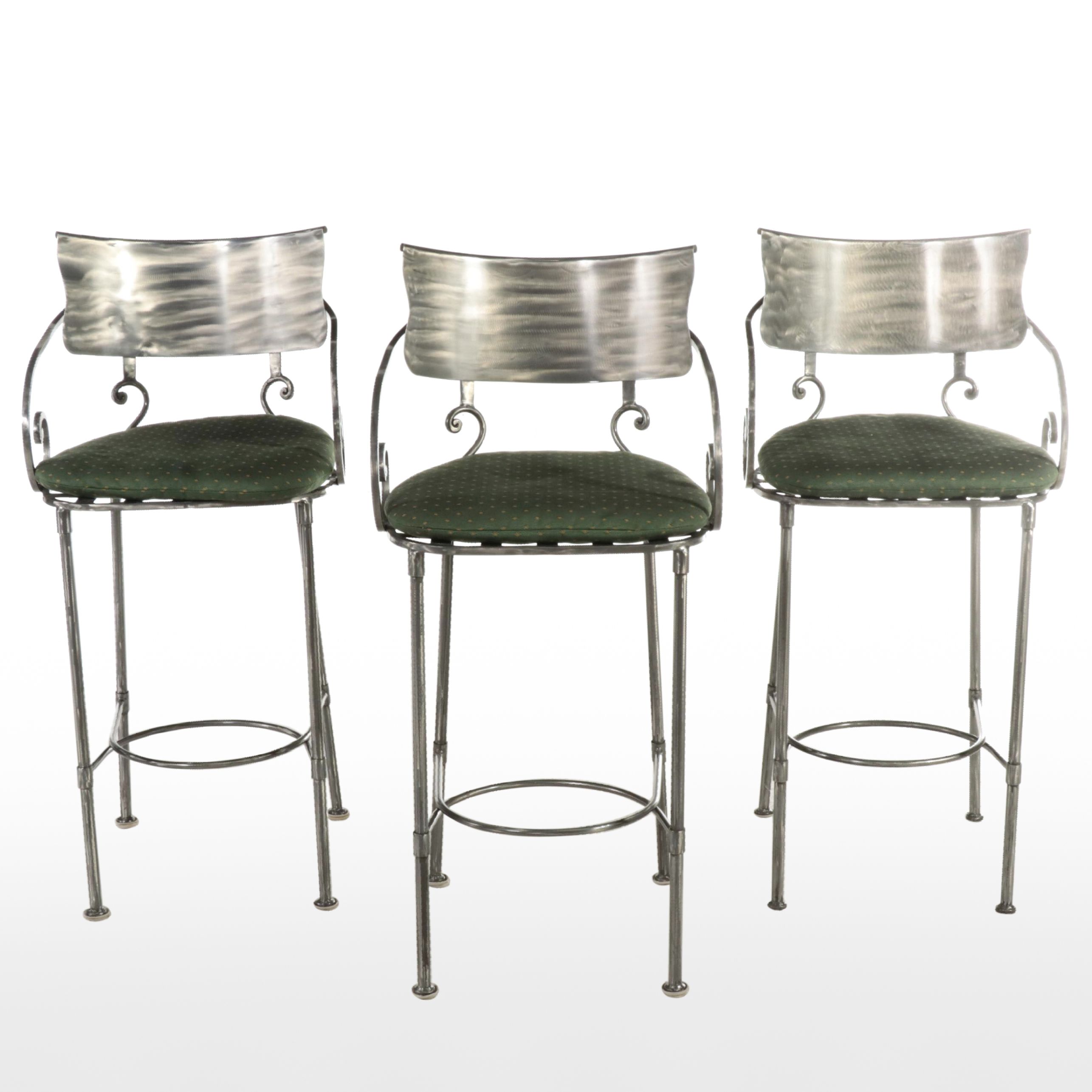 Steel and Wrought Iron Stools