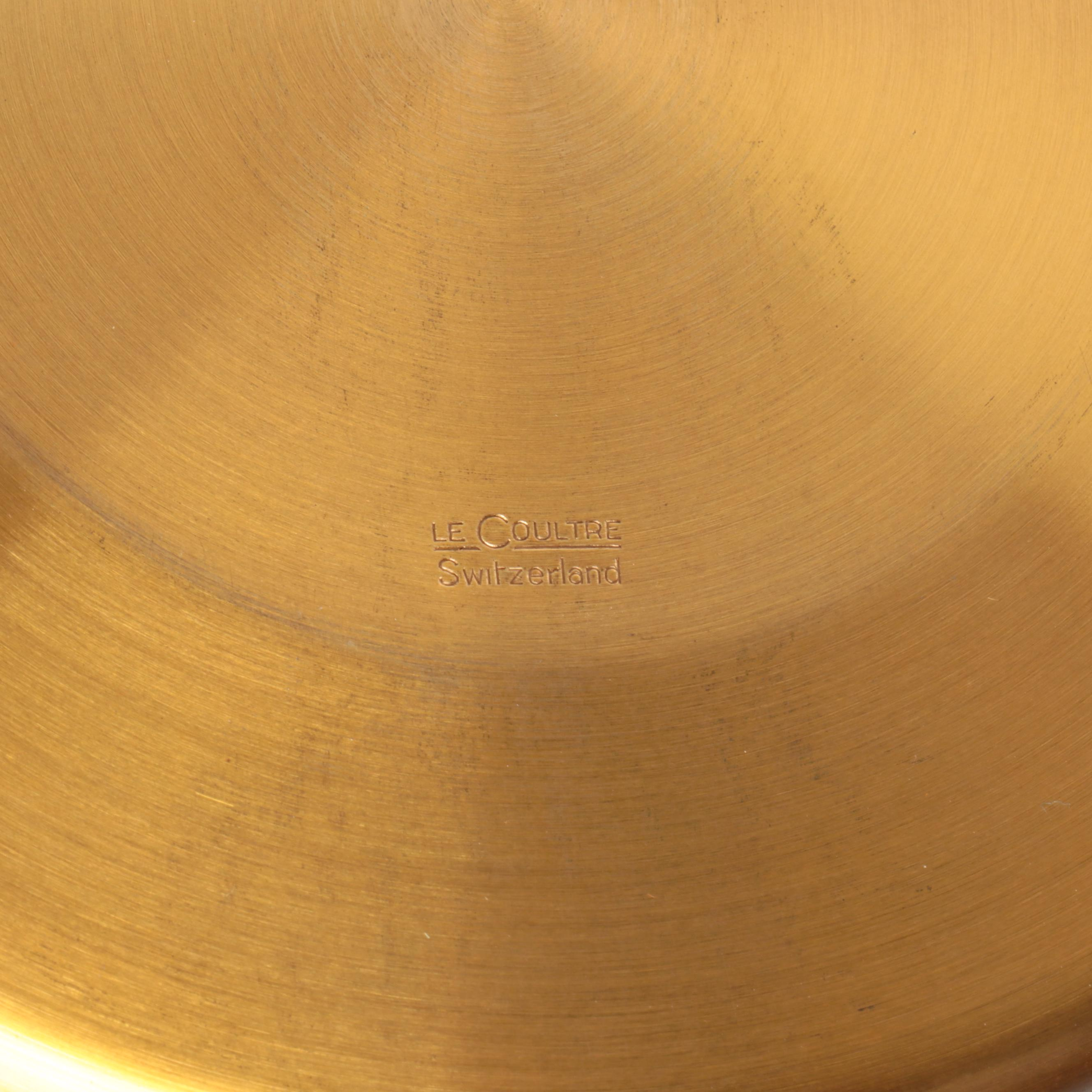 Jaeger-LeCoultre Atmos Swiss Brass and Glass Perpetual Motion Mantel Clock