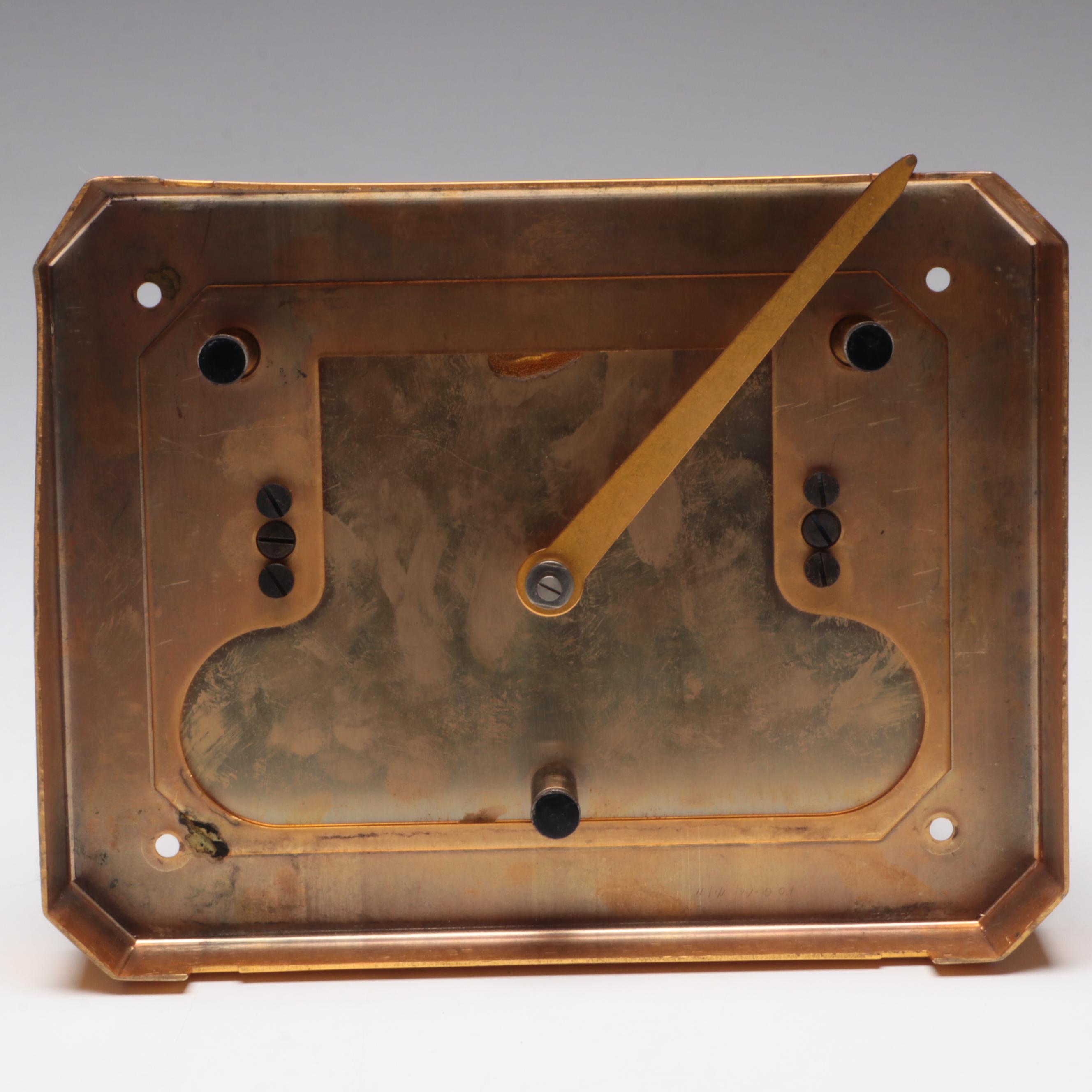 Jaeger-LeCoultre Atmos Swiss Brass and Glass Perpetual Motion Mantel Clock