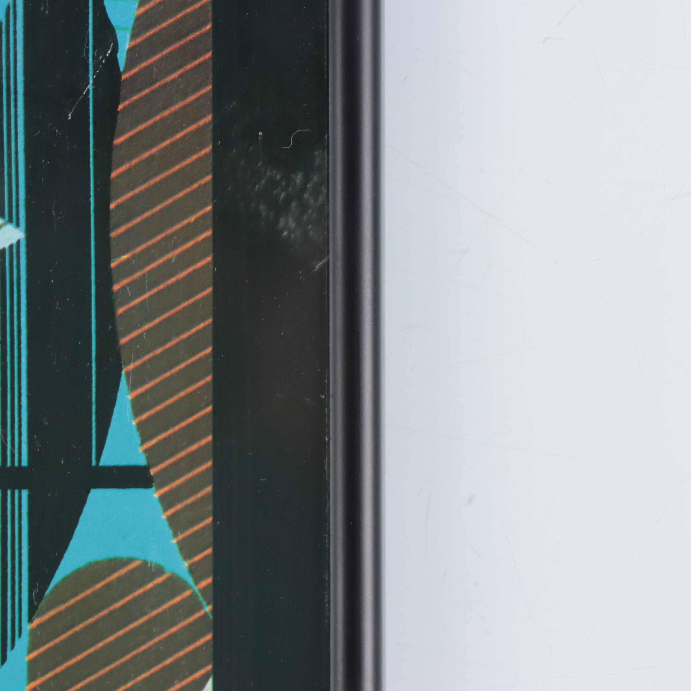 Offset Lithograph Poster After Charley Harper of "Glacier Bay, Alaska"