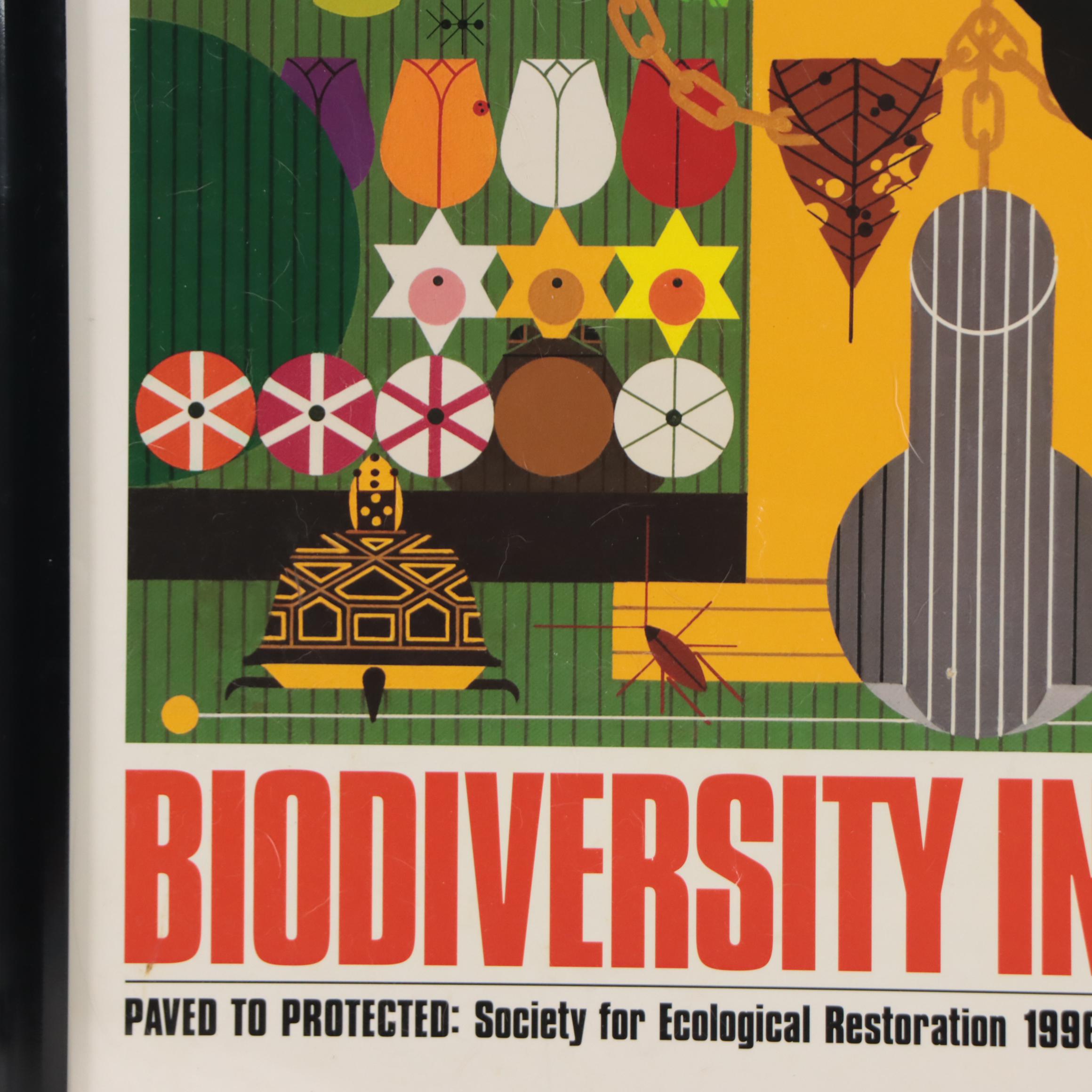 Charley Harper Offset Lithograph Poster "Biodiversity in the Burbs," 1996