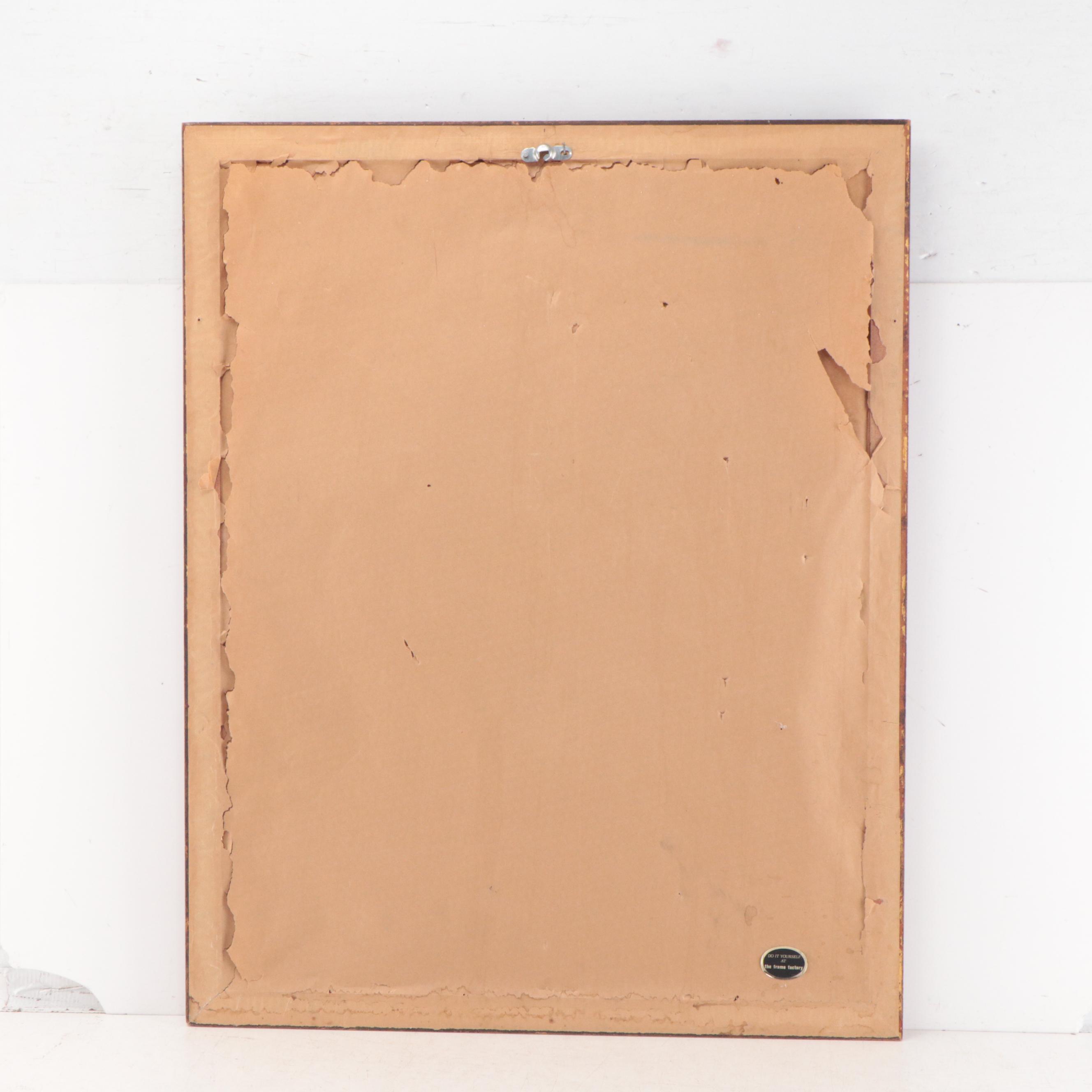 Pastel Portrait Drawing of Irish Red Setter, 1972