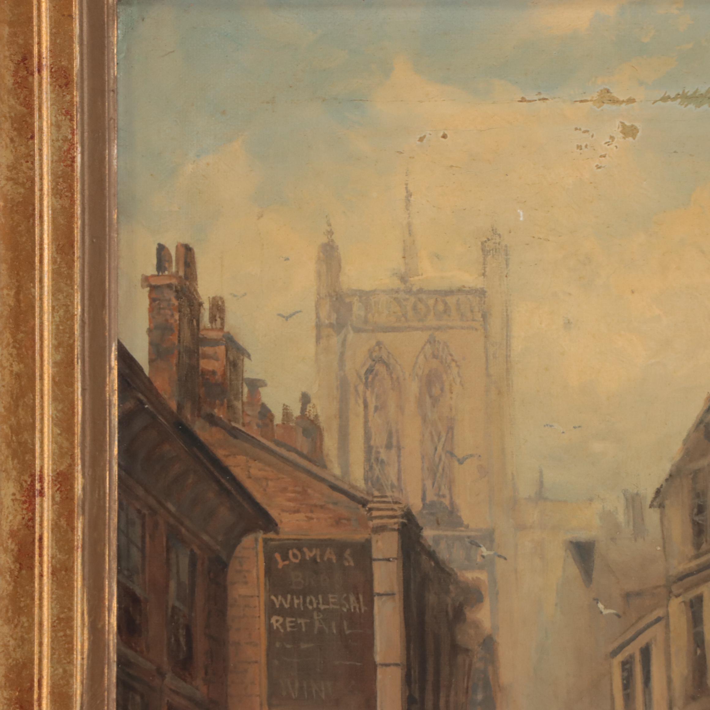 Alfred Montague Oil Painting "Chester," 1901