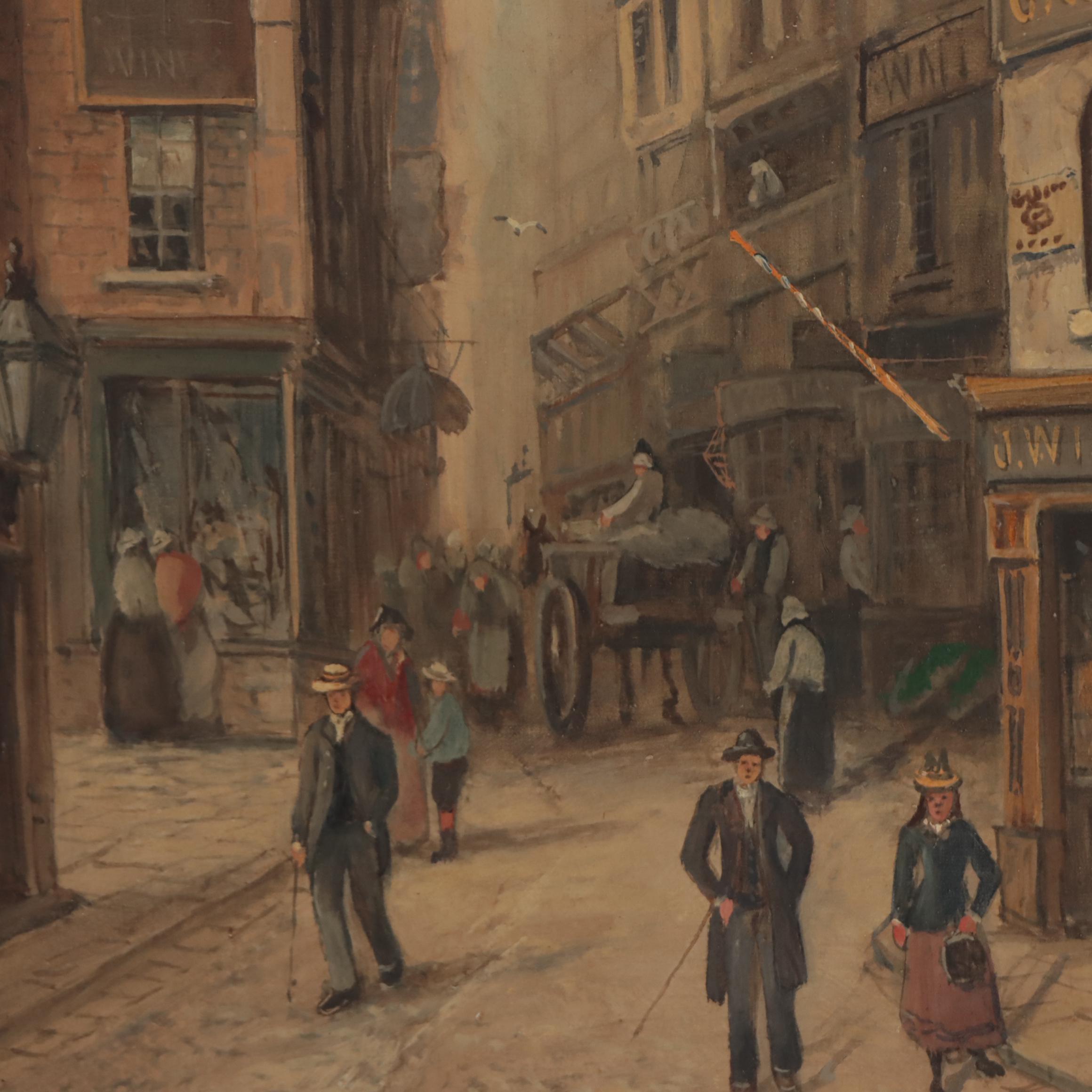 Alfred Montague Oil Painting "Chester," 1901