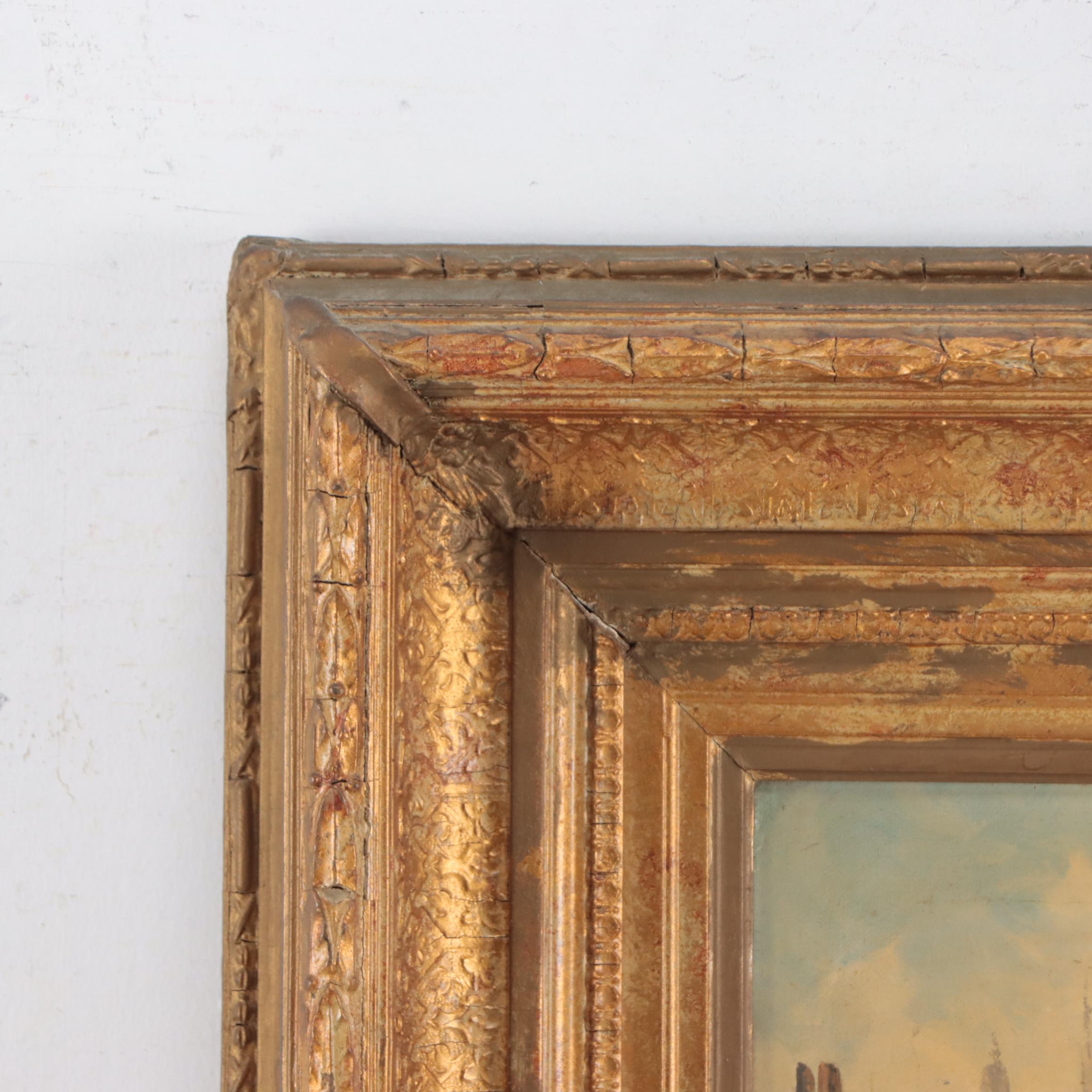 Alfred Montague Oil Painting "Chester," 1901