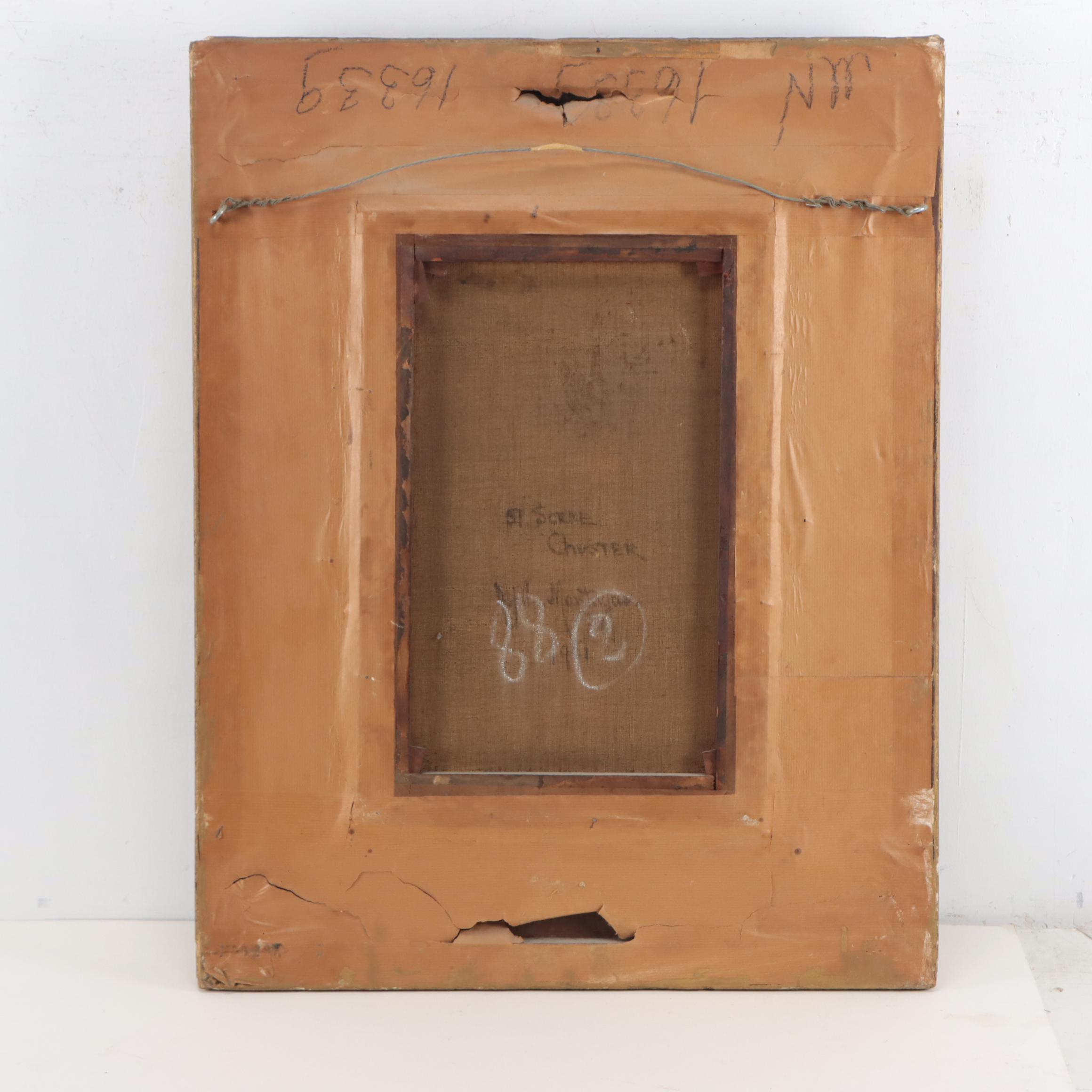 Alfred Montague Oil Painting "Chester," 1901