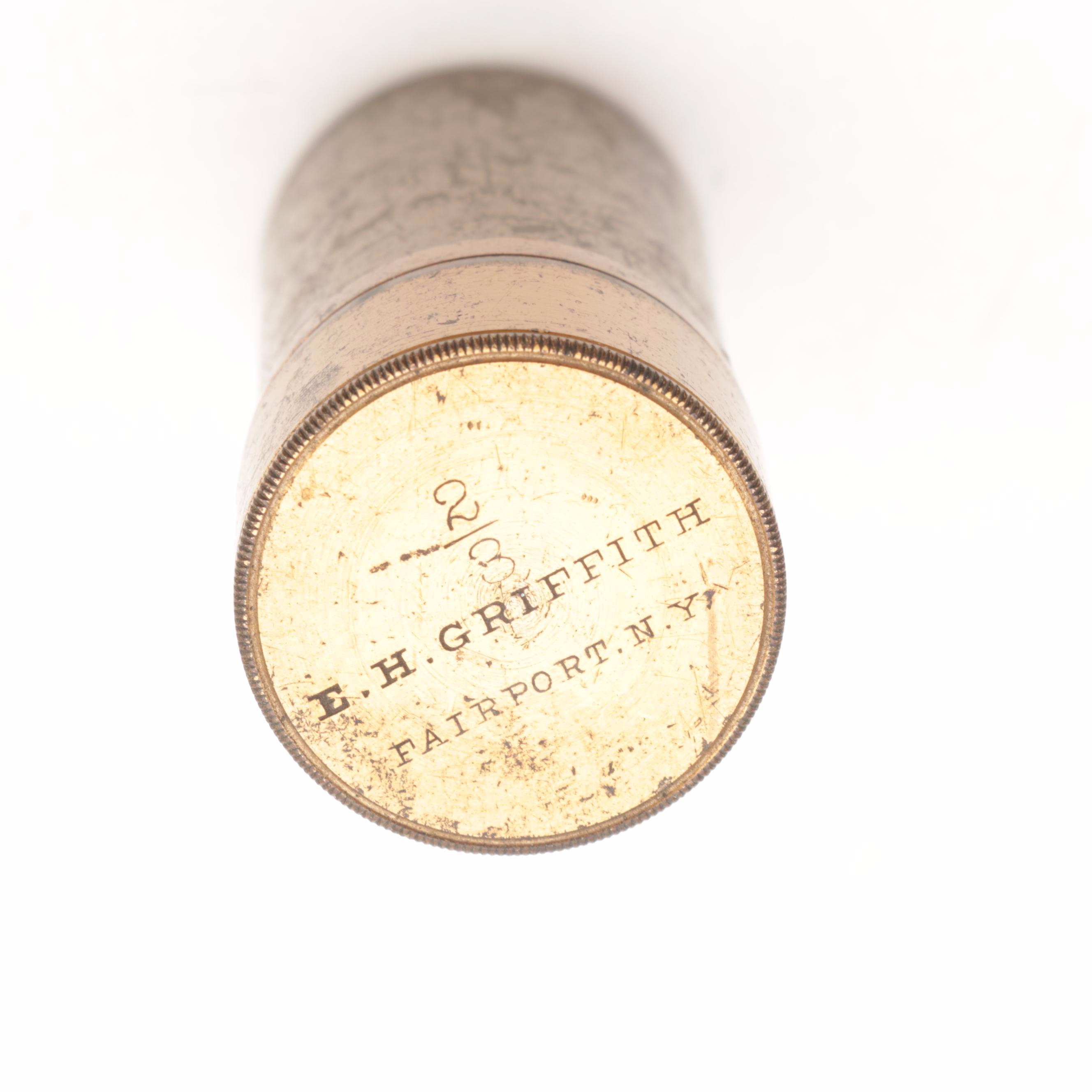 R&J Beck Early Field Microscope With Griffith Eyepieces and Crate, Late 19th C